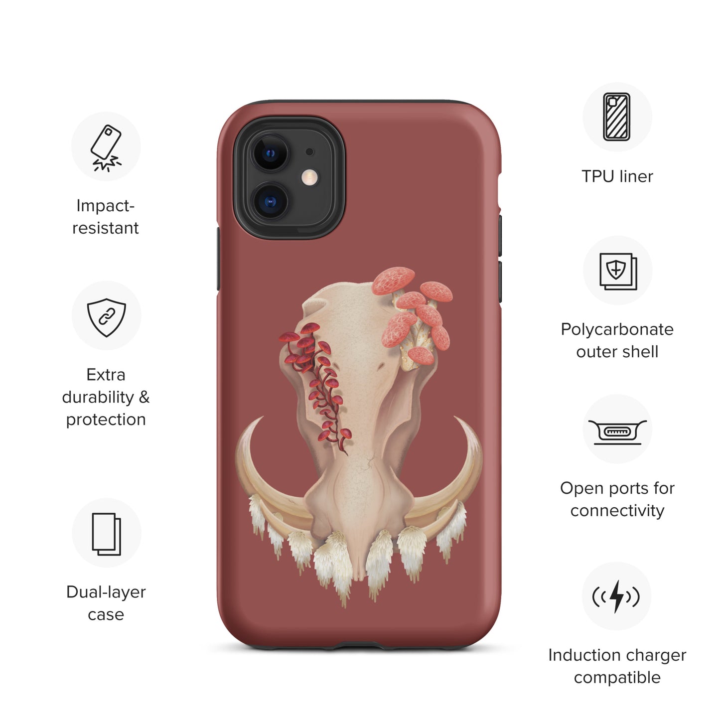 Fungal Warthog Skull - Tough Case for iPhone®