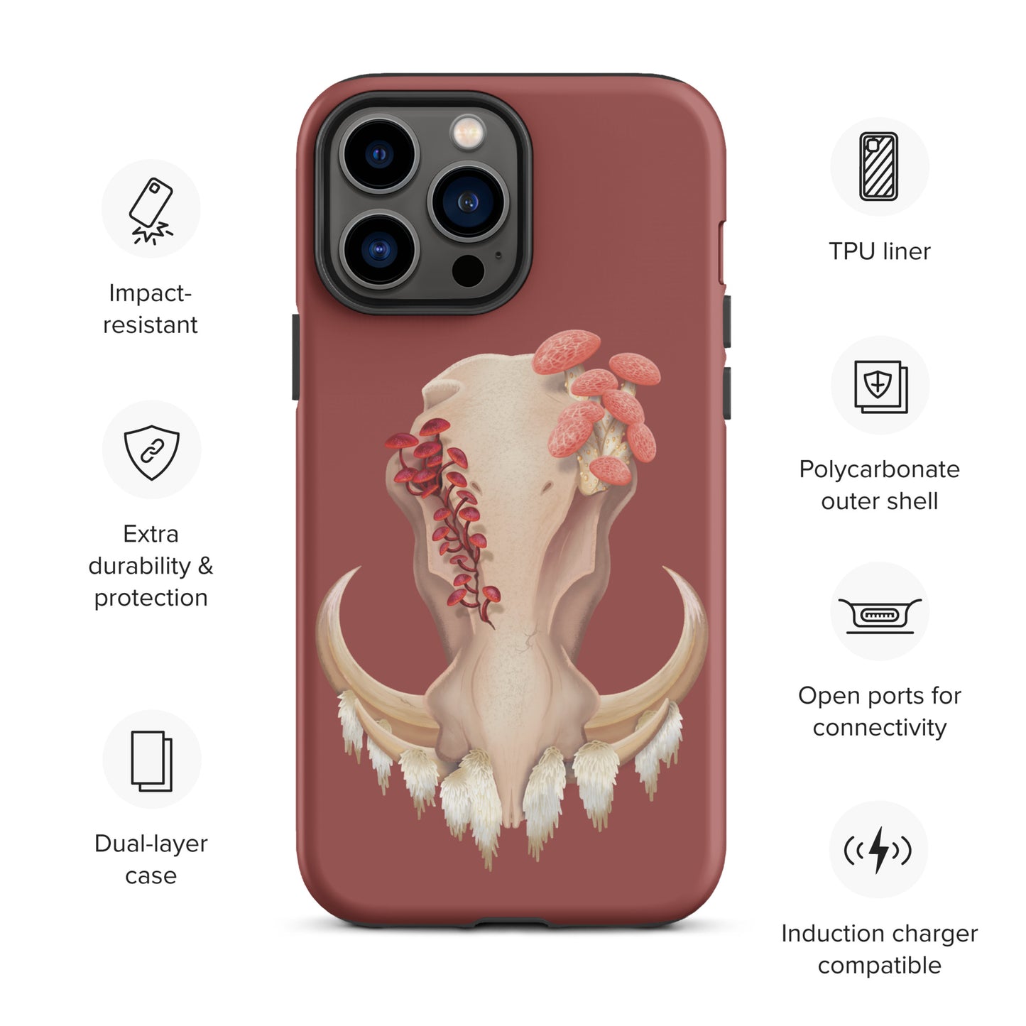 Fungal Warthog Skull - Tough Case for iPhone®