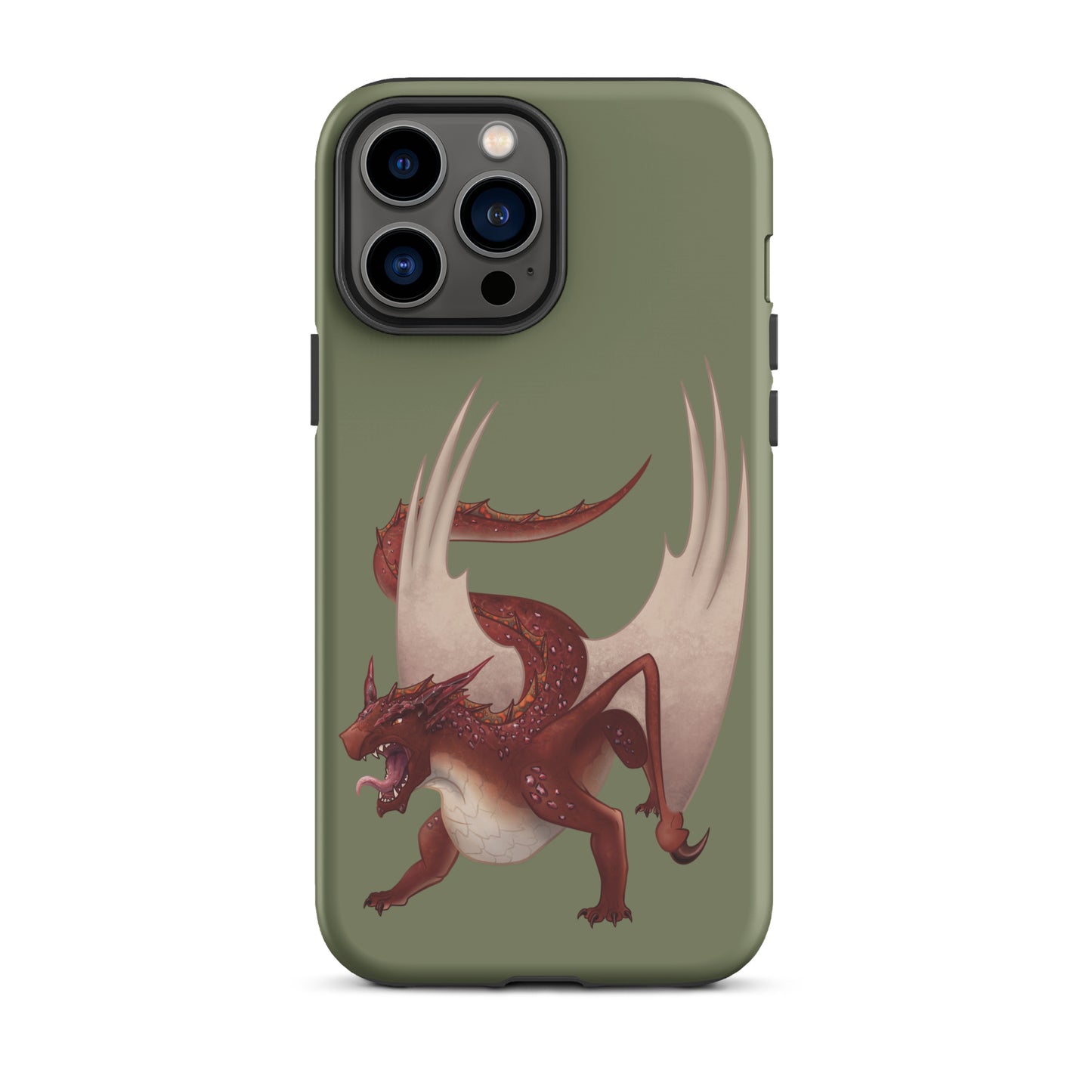 Cinnabar Mineral Dragon - Tough Case for iPhone®