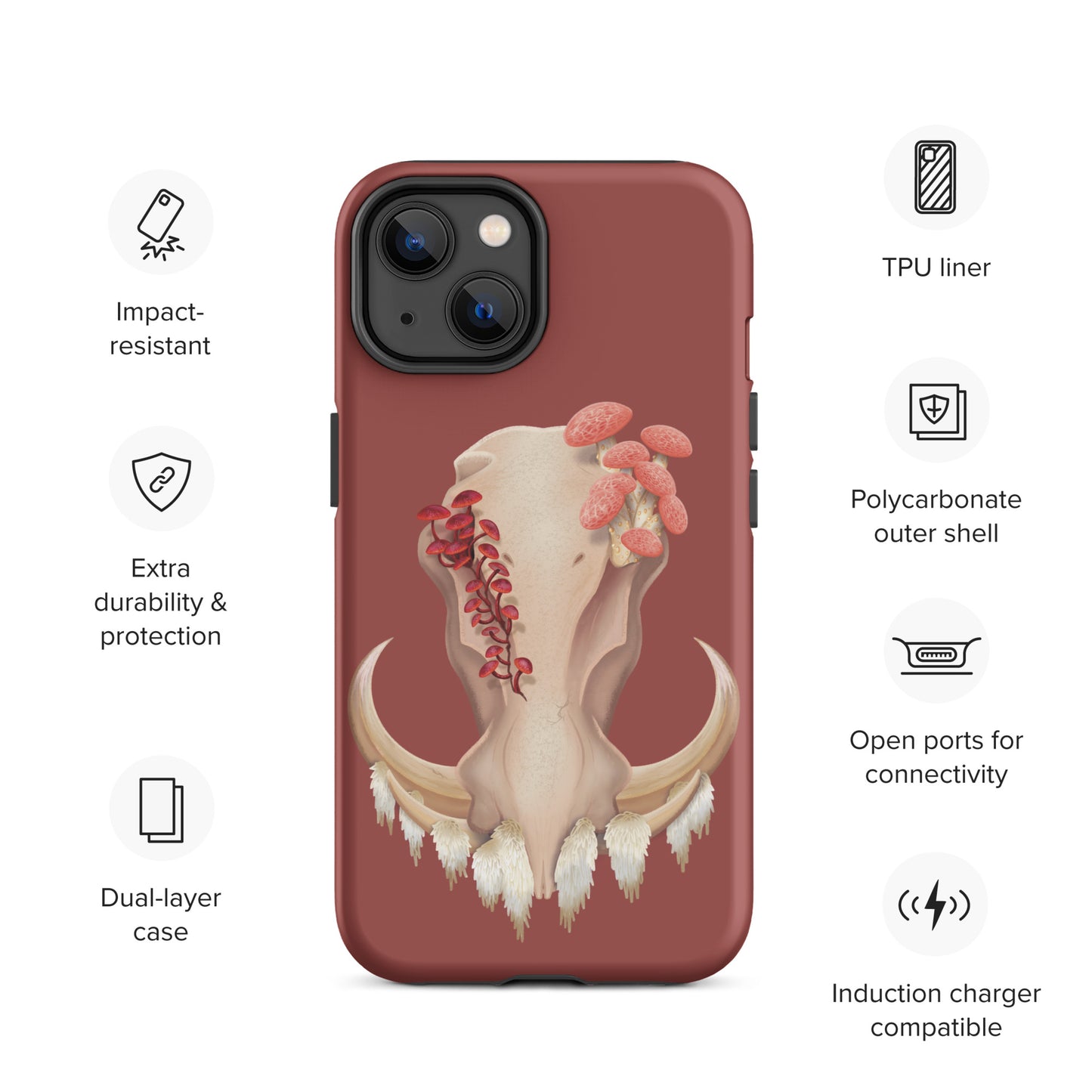 Fungal Warthog Skull - Tough Case for iPhone®