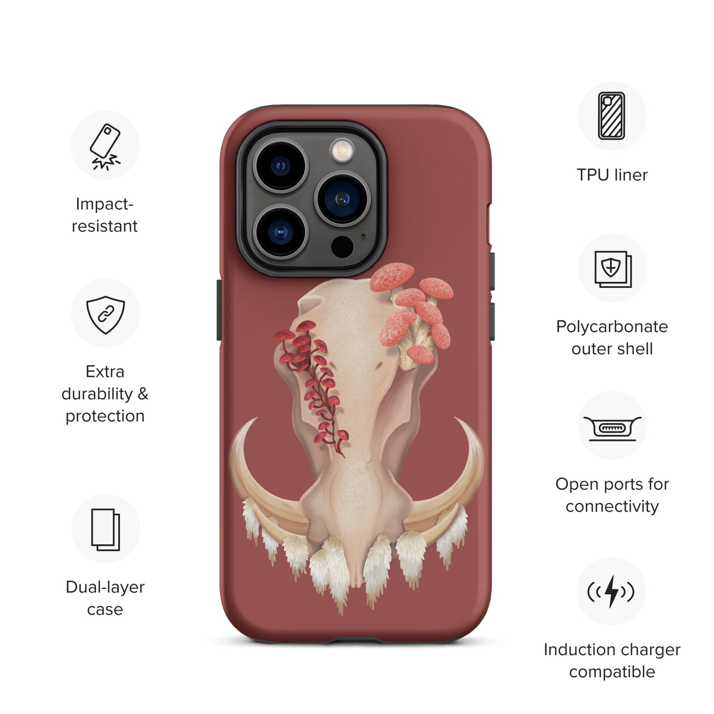 Fungal Warthog Skull - Tough Case for iPhone®