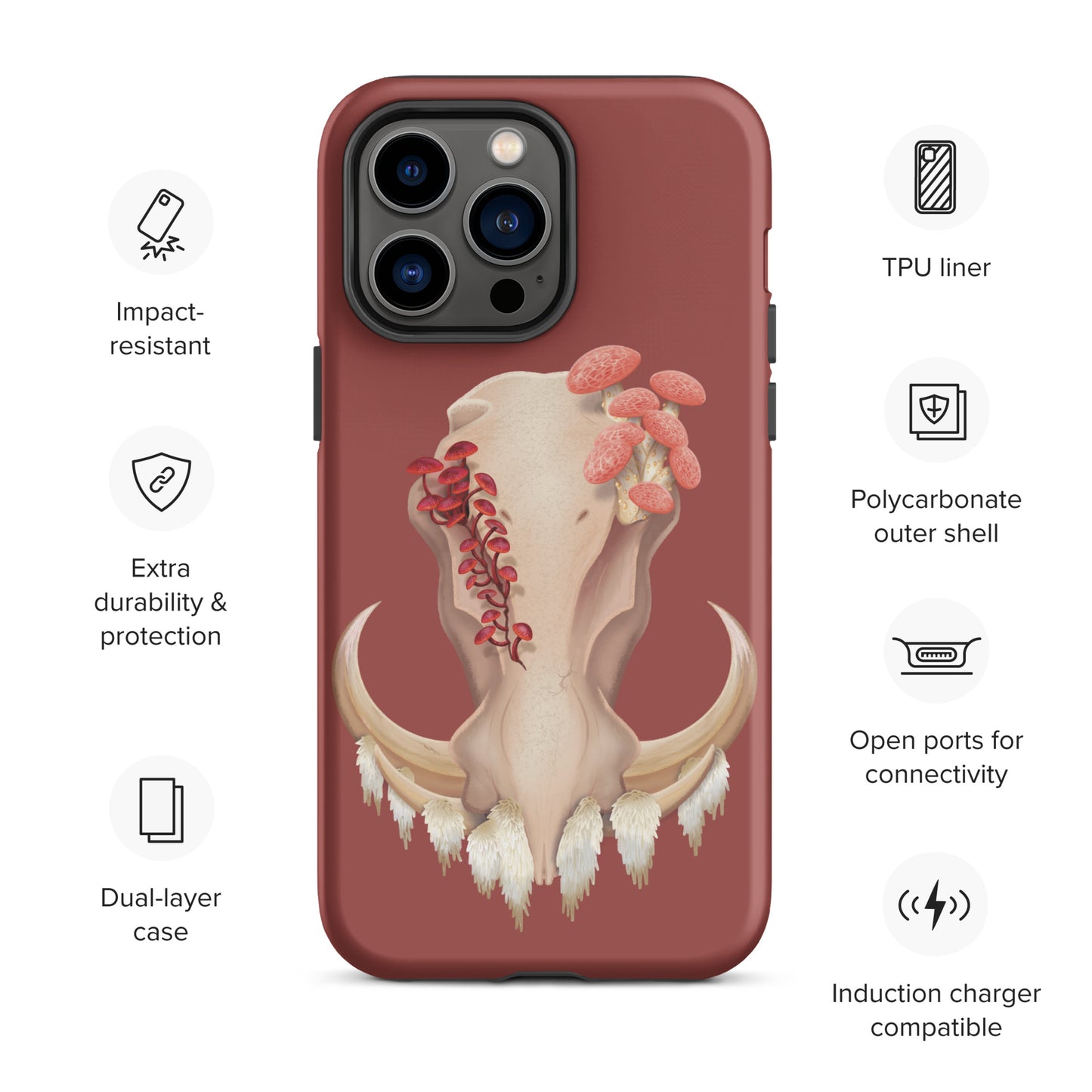 Fungal Warthog Skull - Tough Case for iPhone®