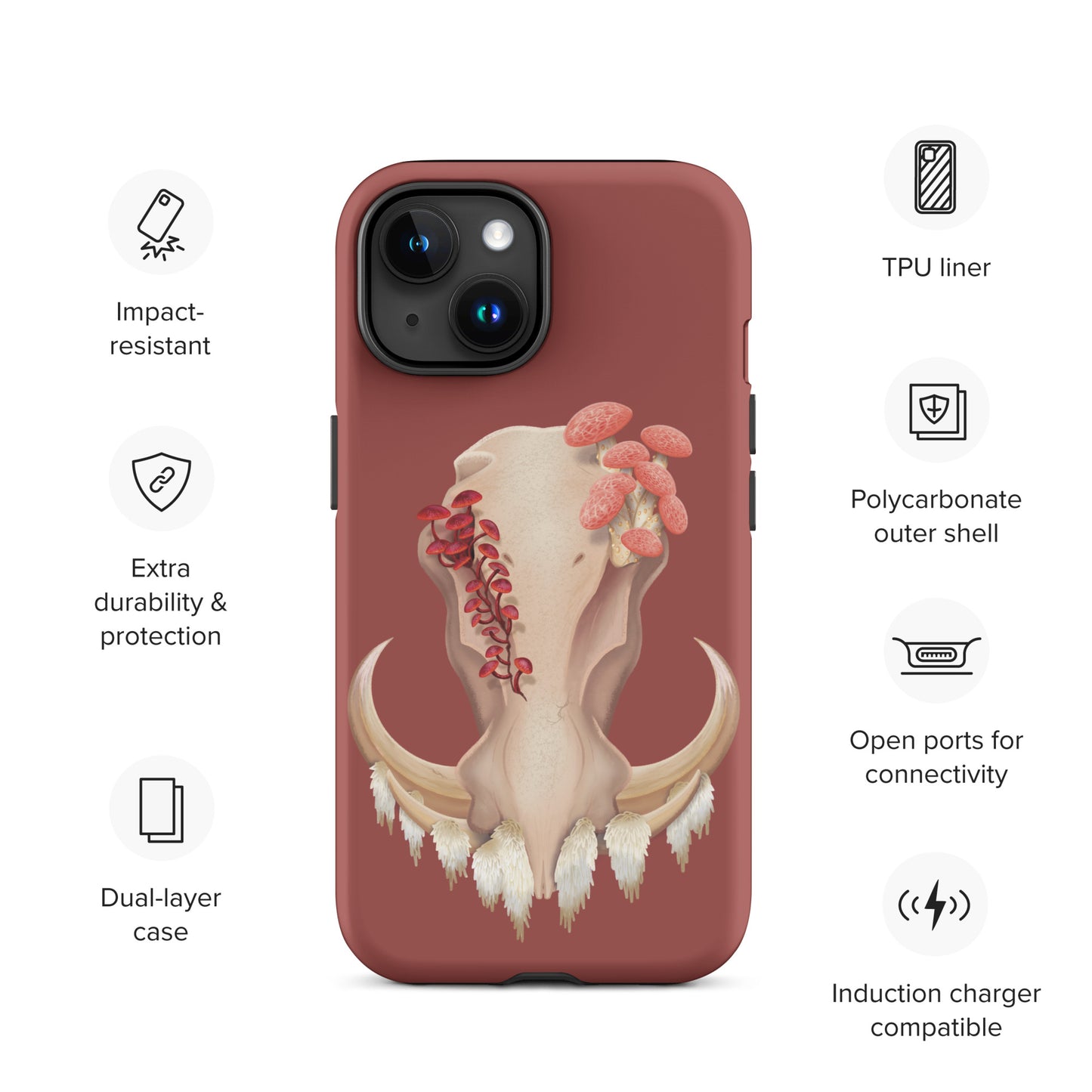 Fungal Warthog Skull - Tough Case for iPhone®