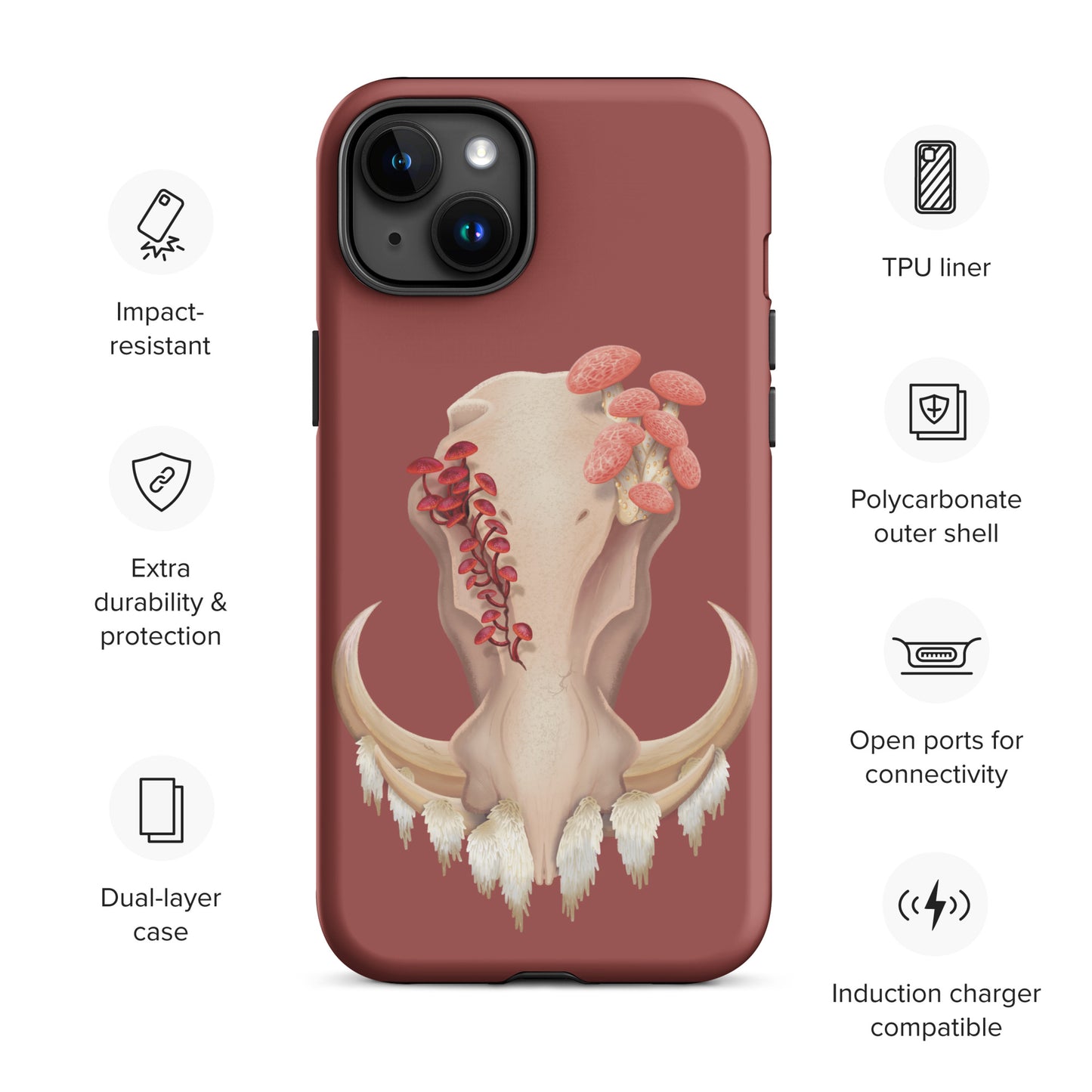 Fungal Warthog Skull - Tough Case for iPhone®