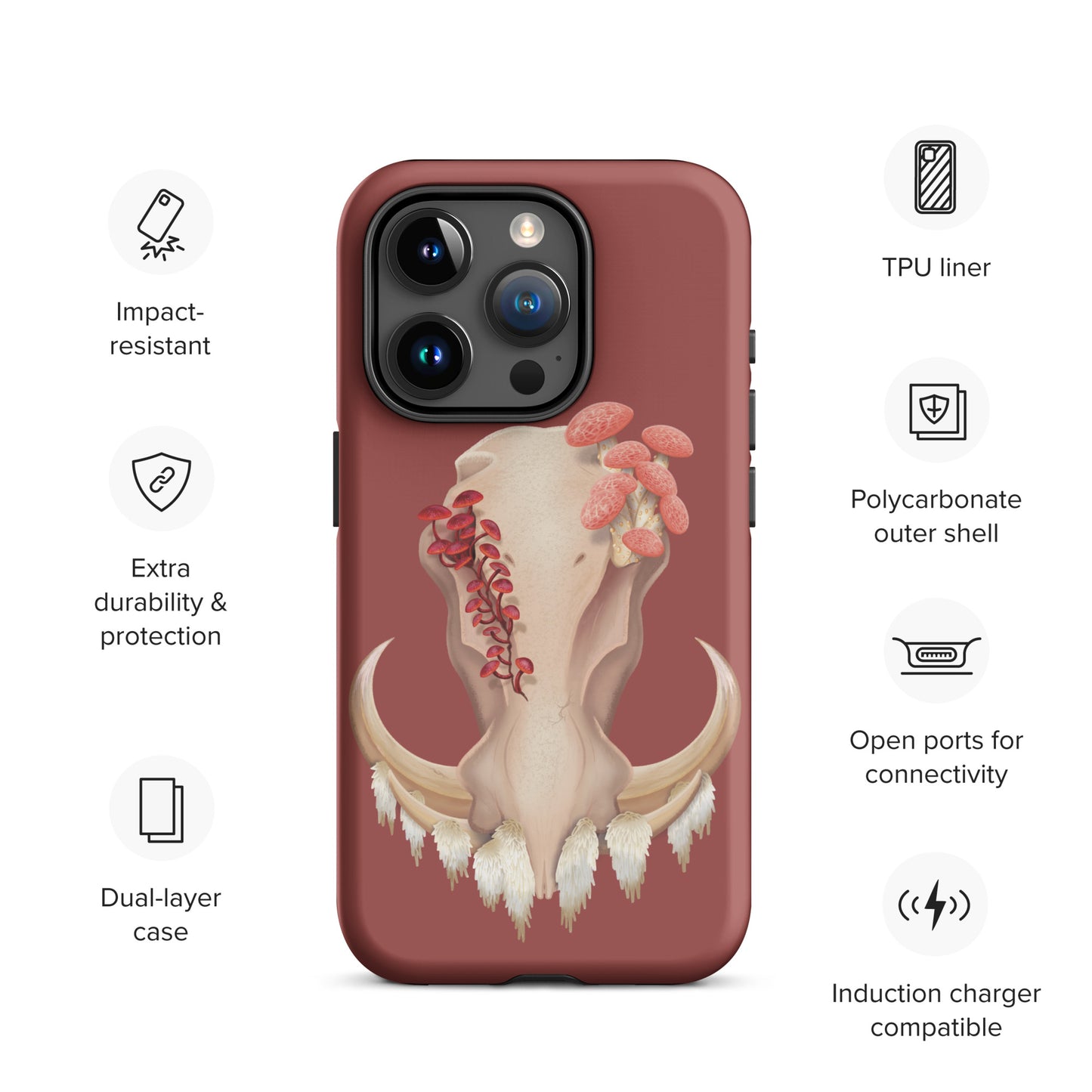 Fungal Warthog Skull - Tough Case for iPhone®