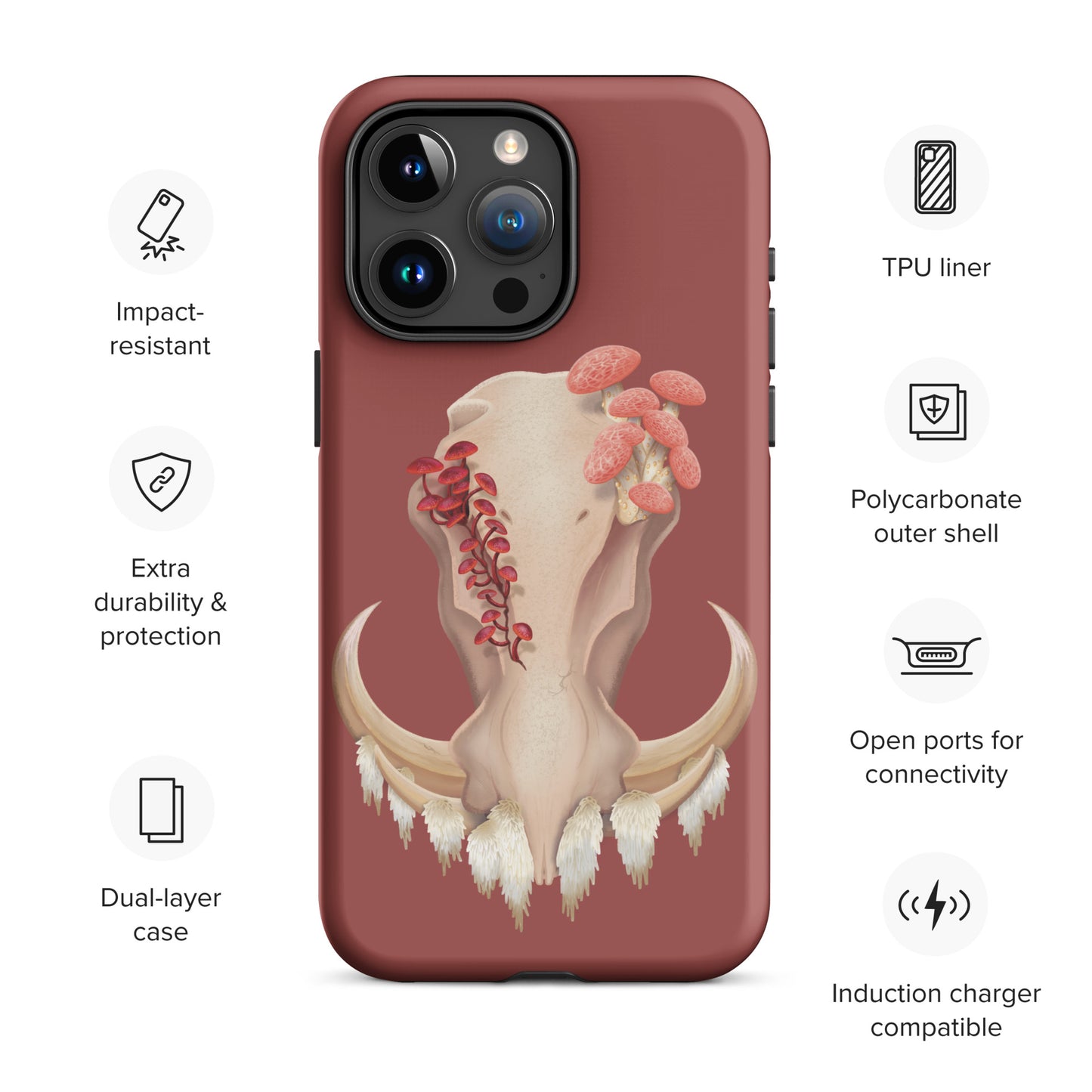 Fungal Warthog Skull - Tough Case for iPhone®