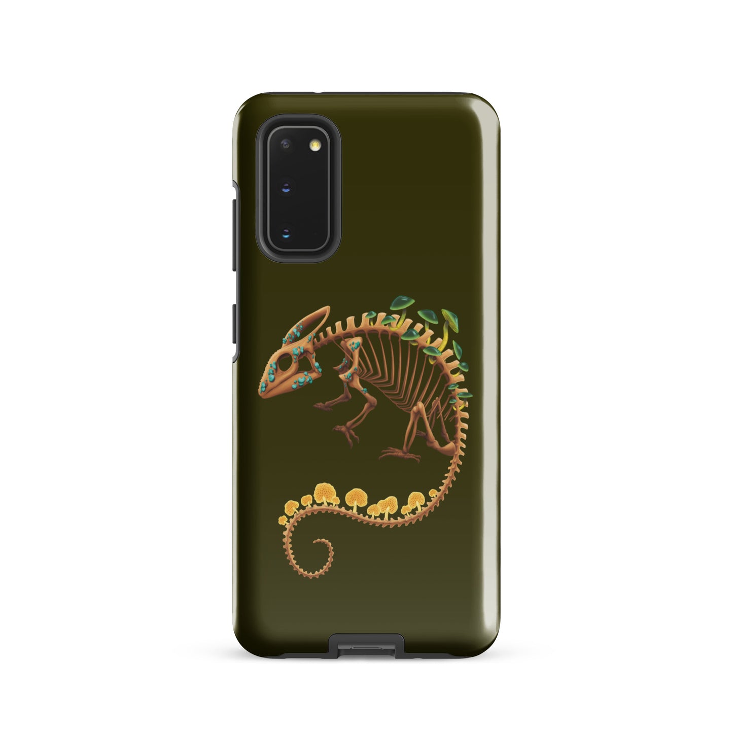 Fungal Chameleon Skeleton - Tough case for Samsung®