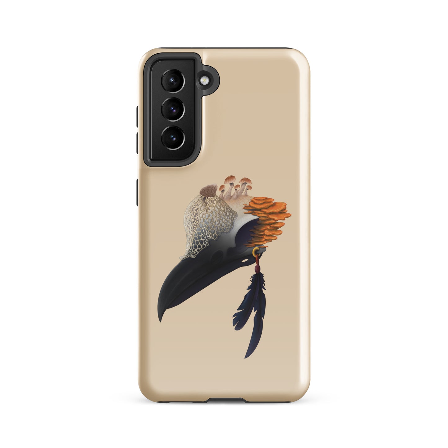 Fungal Crow Skull - Tough case for Samsung®