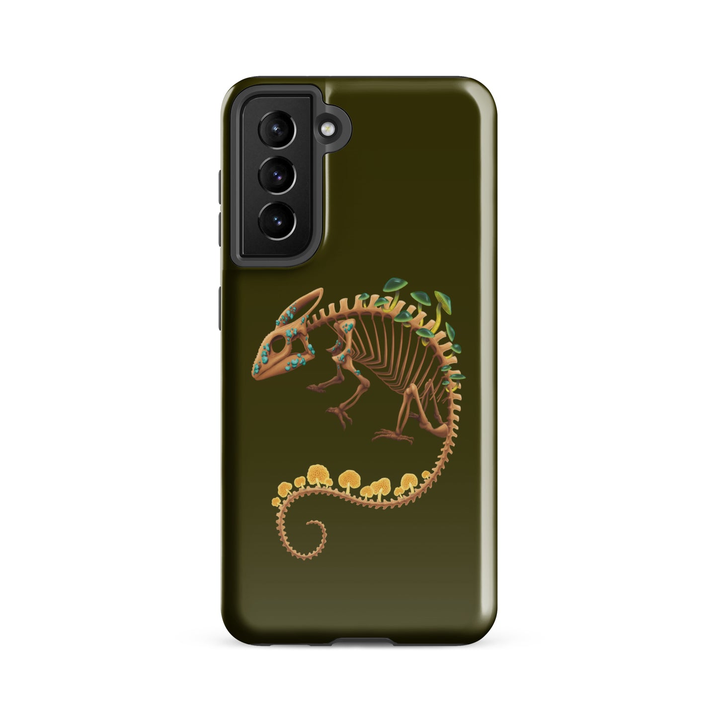 Fungal Chameleon Skeleton - Tough case for Samsung®