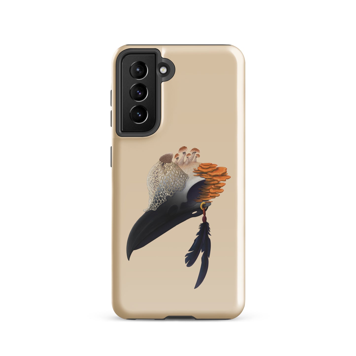 Fungal Crow Skull - Tough case for Samsung®