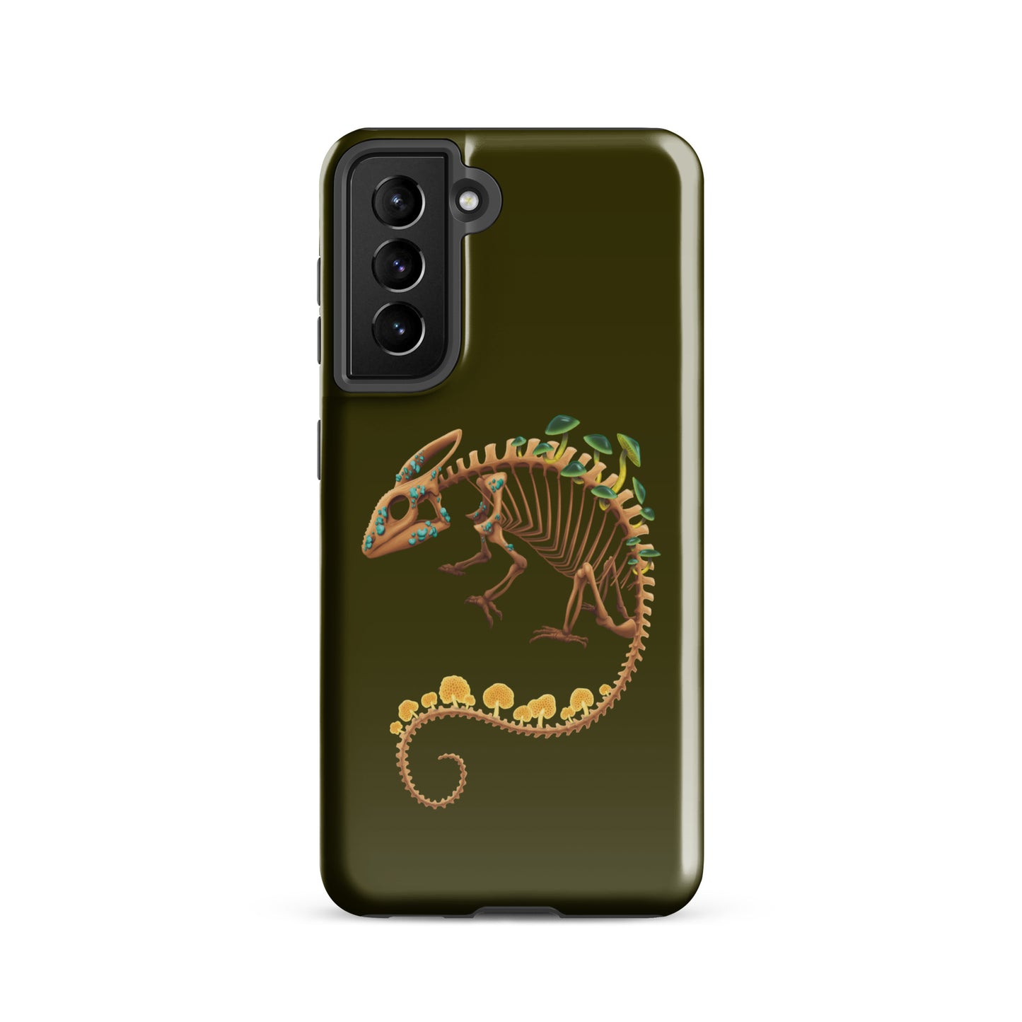 Fungal Chameleon Skeleton - Tough case for Samsung®