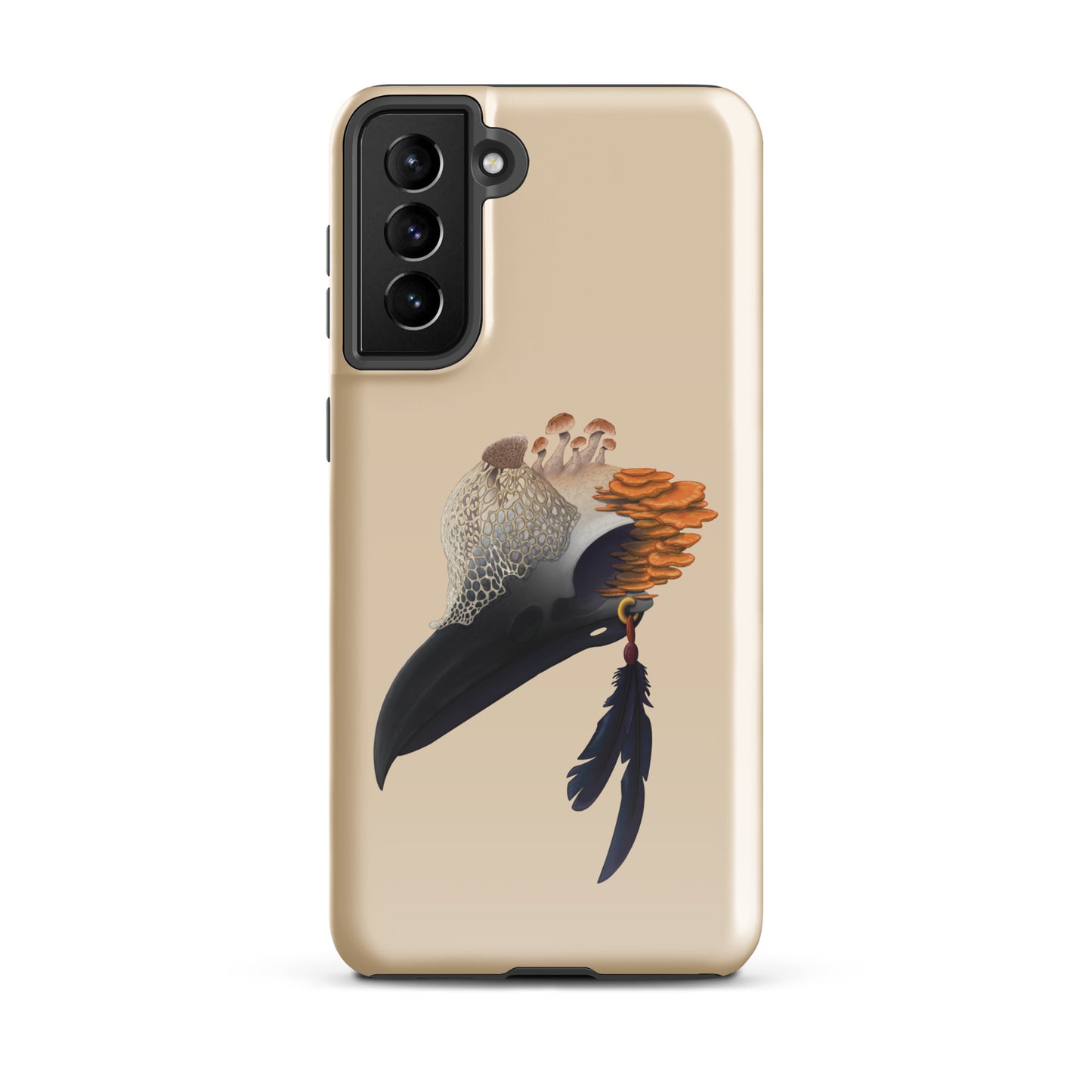 Fungal Crow Skull - Tough case for Samsung®