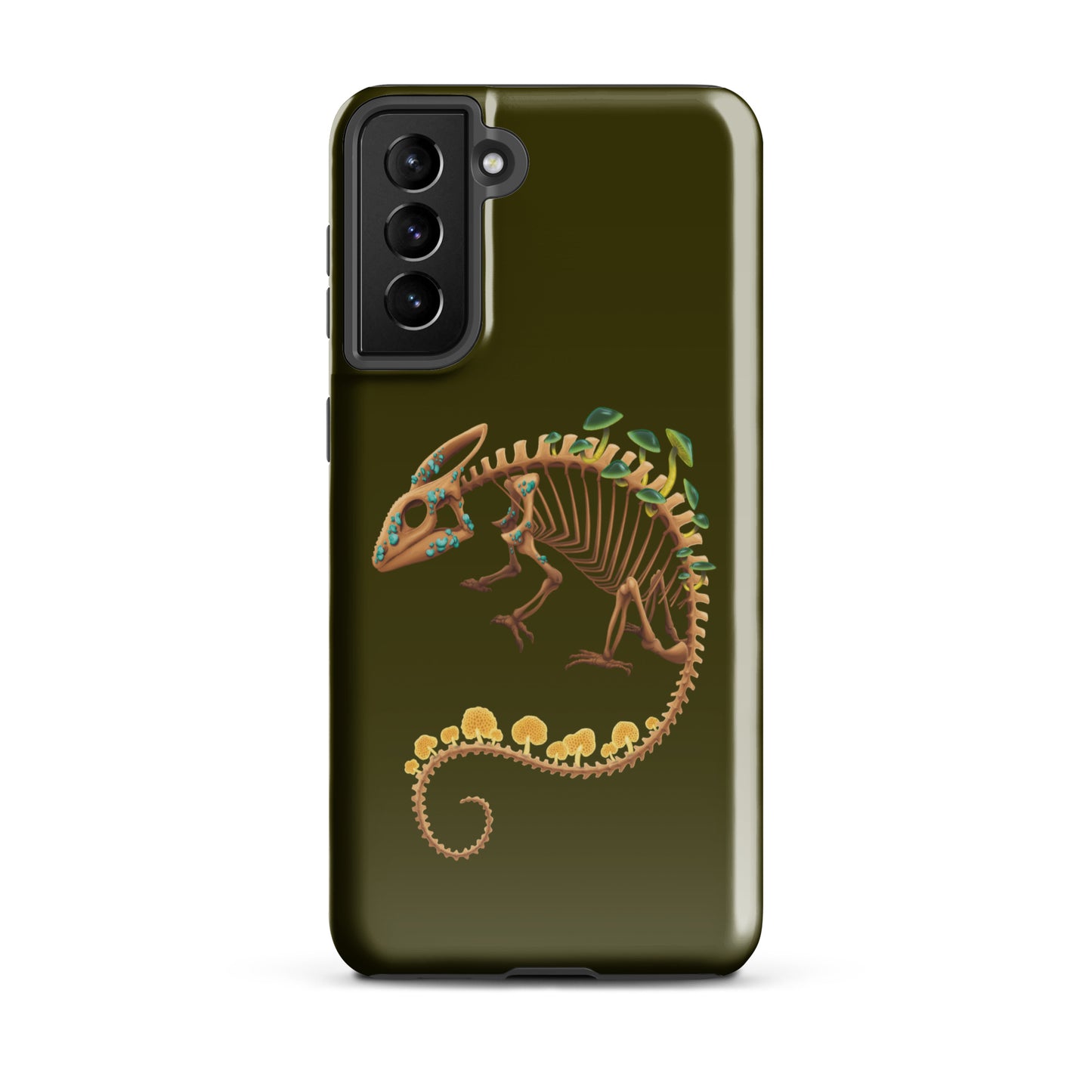 Fungal Chameleon Skeleton - Tough case for Samsung®