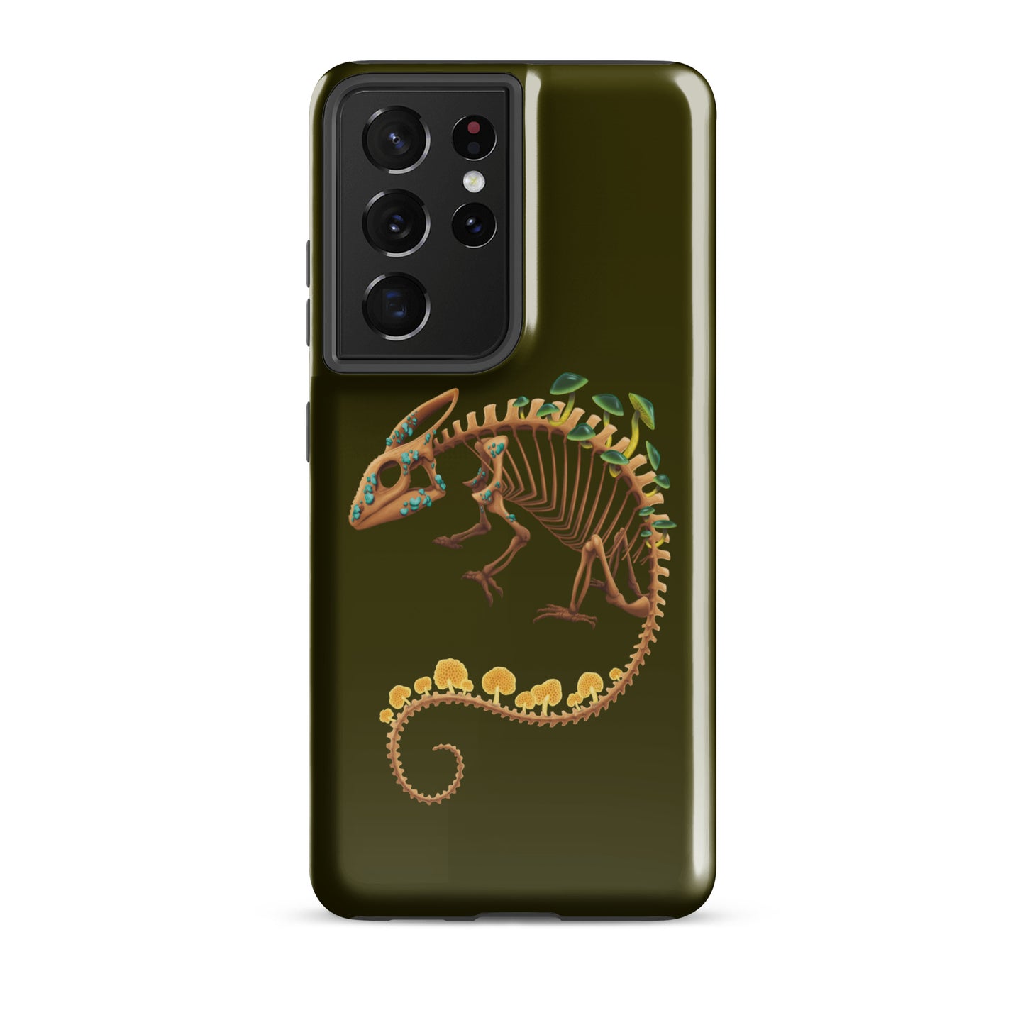 Fungal Chameleon Skeleton - Tough case for Samsung®