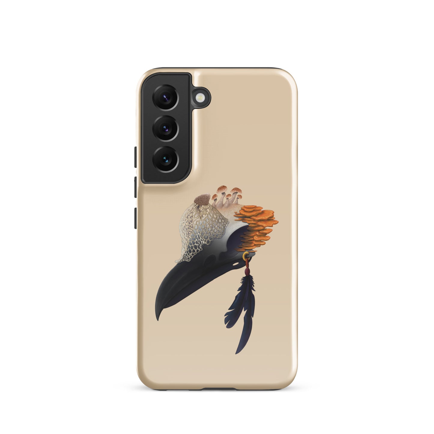 Fungal Crow Skull - Tough case for Samsung®