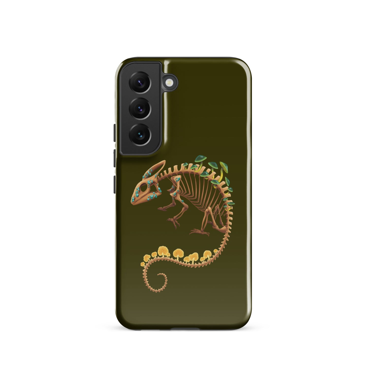 Fungal Chameleon Skeleton - Tough case for Samsung®