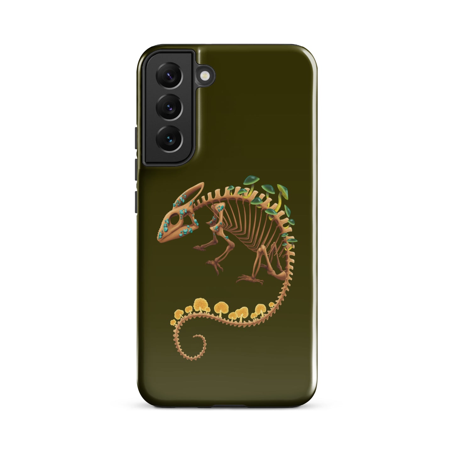 Fungal Chameleon Skeleton - Tough case for Samsung®