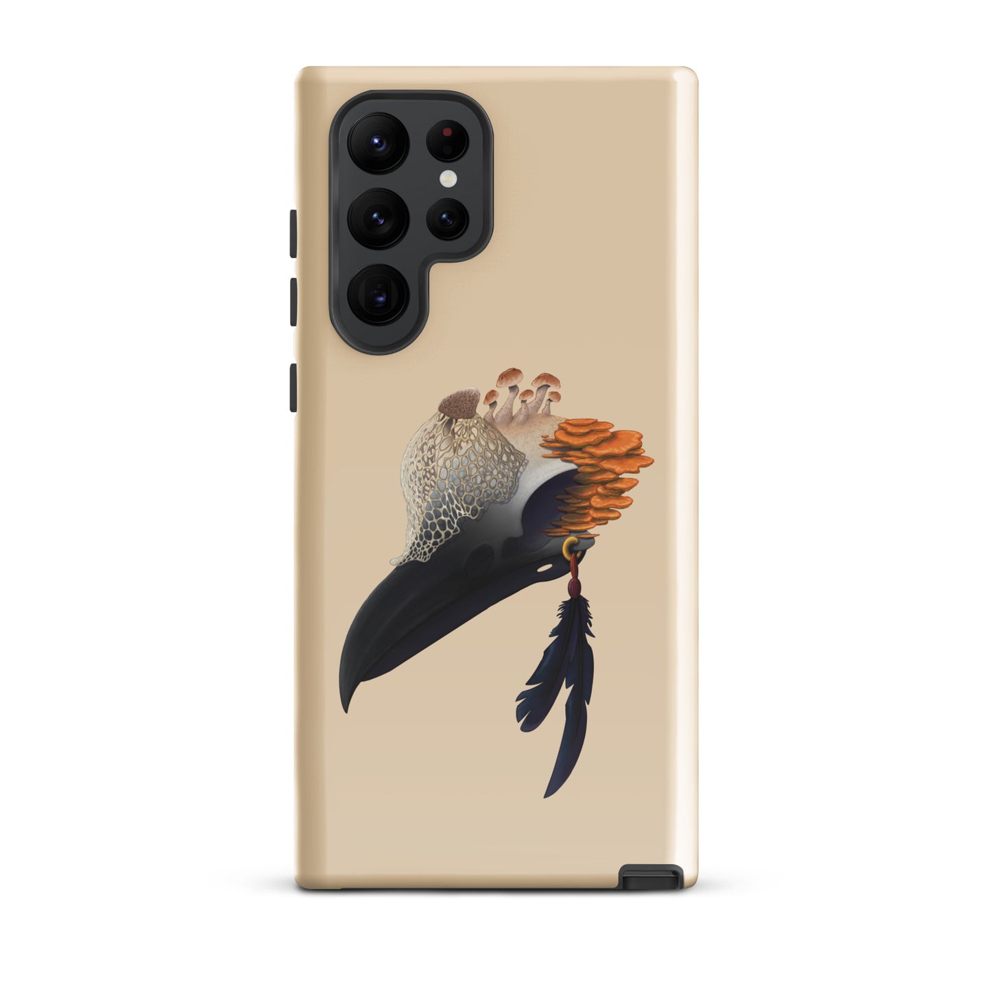 Fungal Crow Skull - Tough case for Samsung®