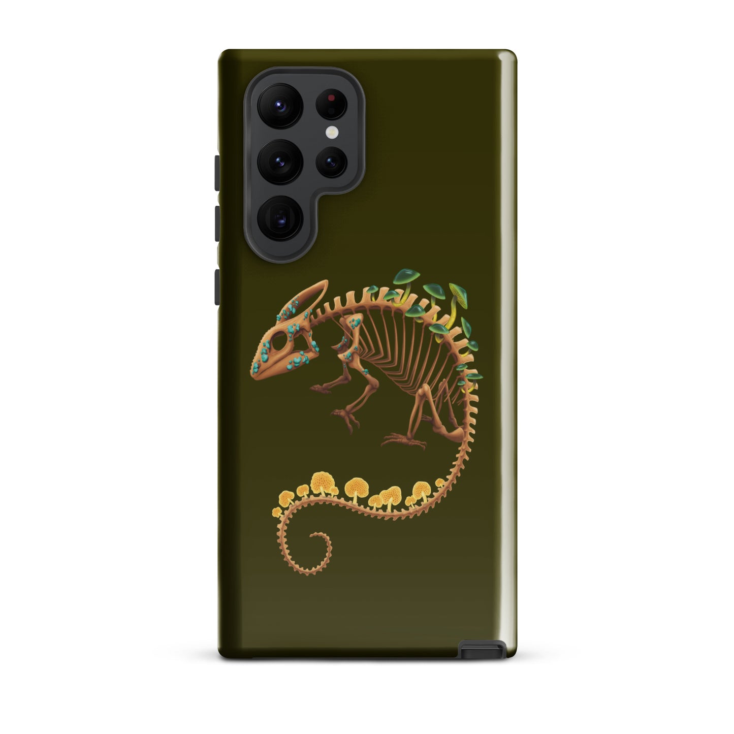 Fungal Chameleon Skeleton - Tough case for Samsung®