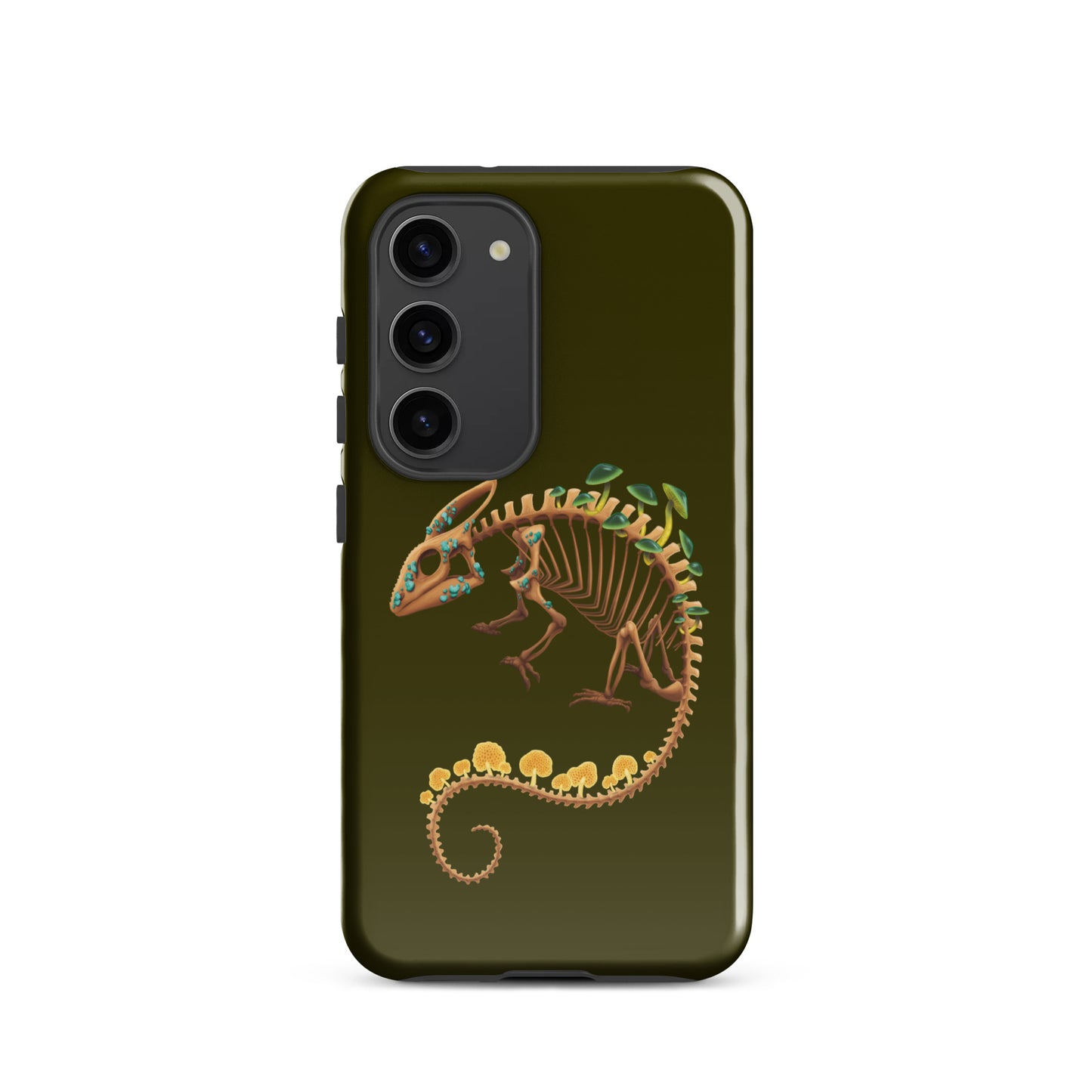 Fungal Chameleon Skeleton - Tough case for Samsung®