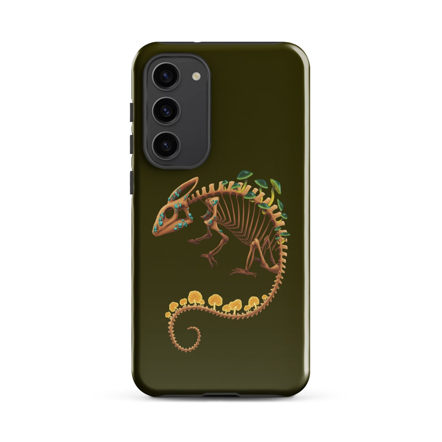 Fungal Chameleon Skeleton - Tough case for Samsung®