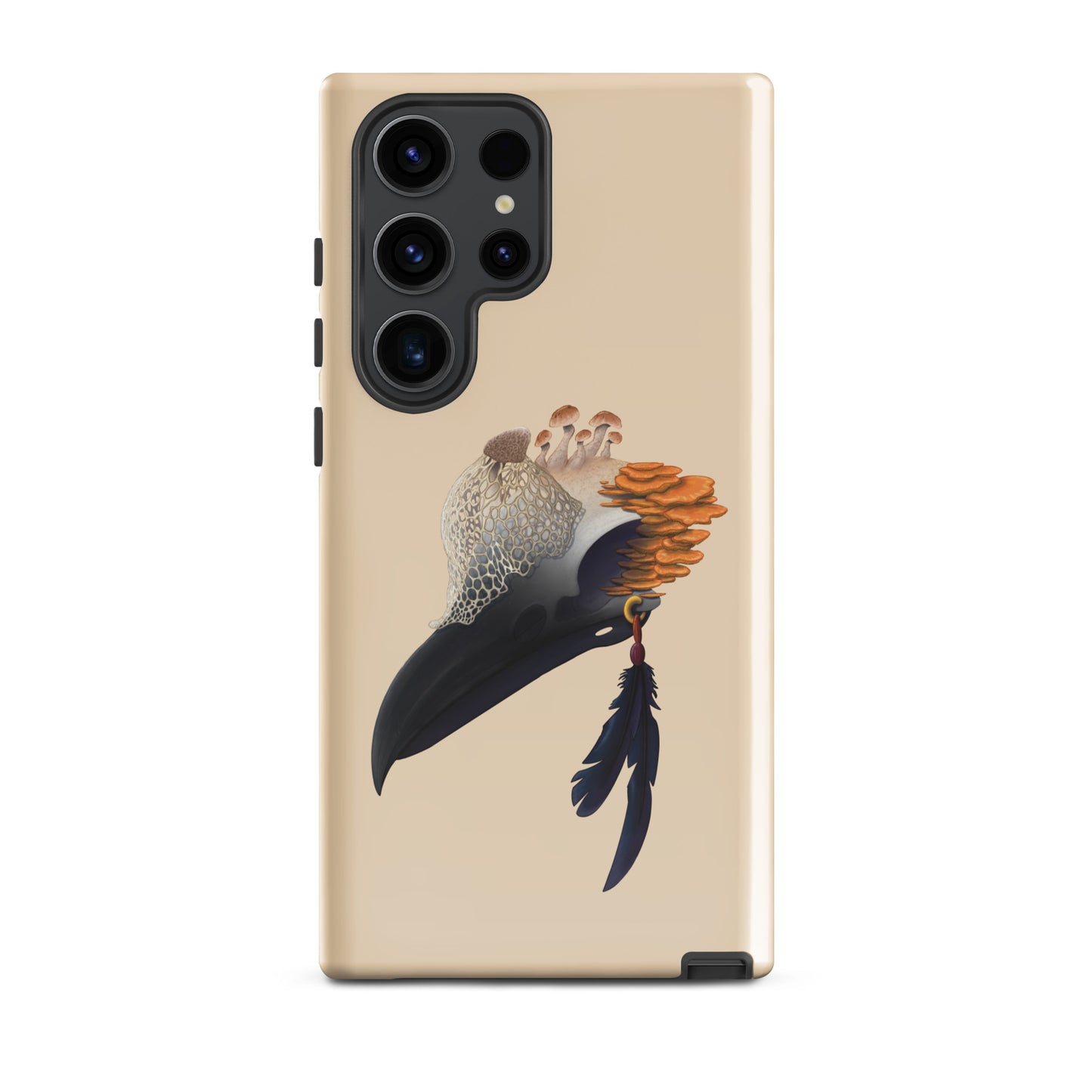 Fungal Crow Skull - Tough case for Samsung®