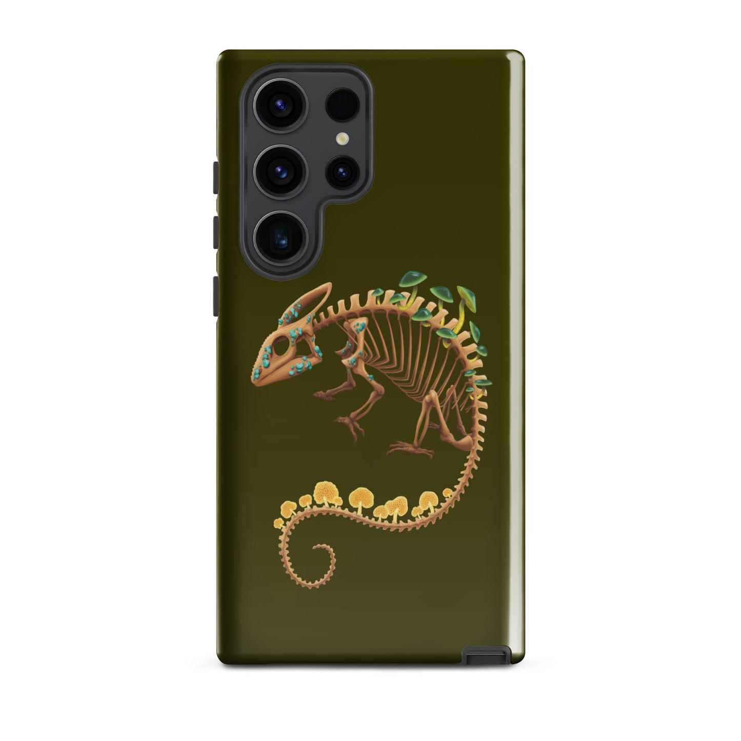 Fungal Chameleon Skeleton - Tough case for Samsung®