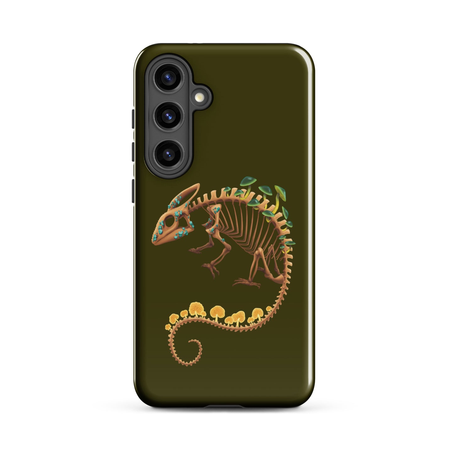 Fungal Chameleon Skeleton - Tough case for Samsung®