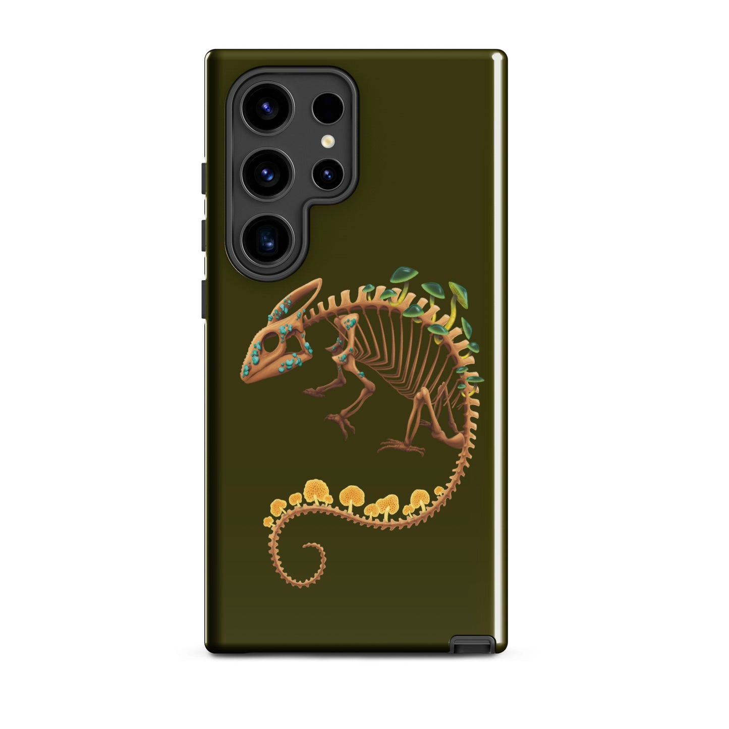 Fungal Chameleon Skeleton - Tough case for Samsung®