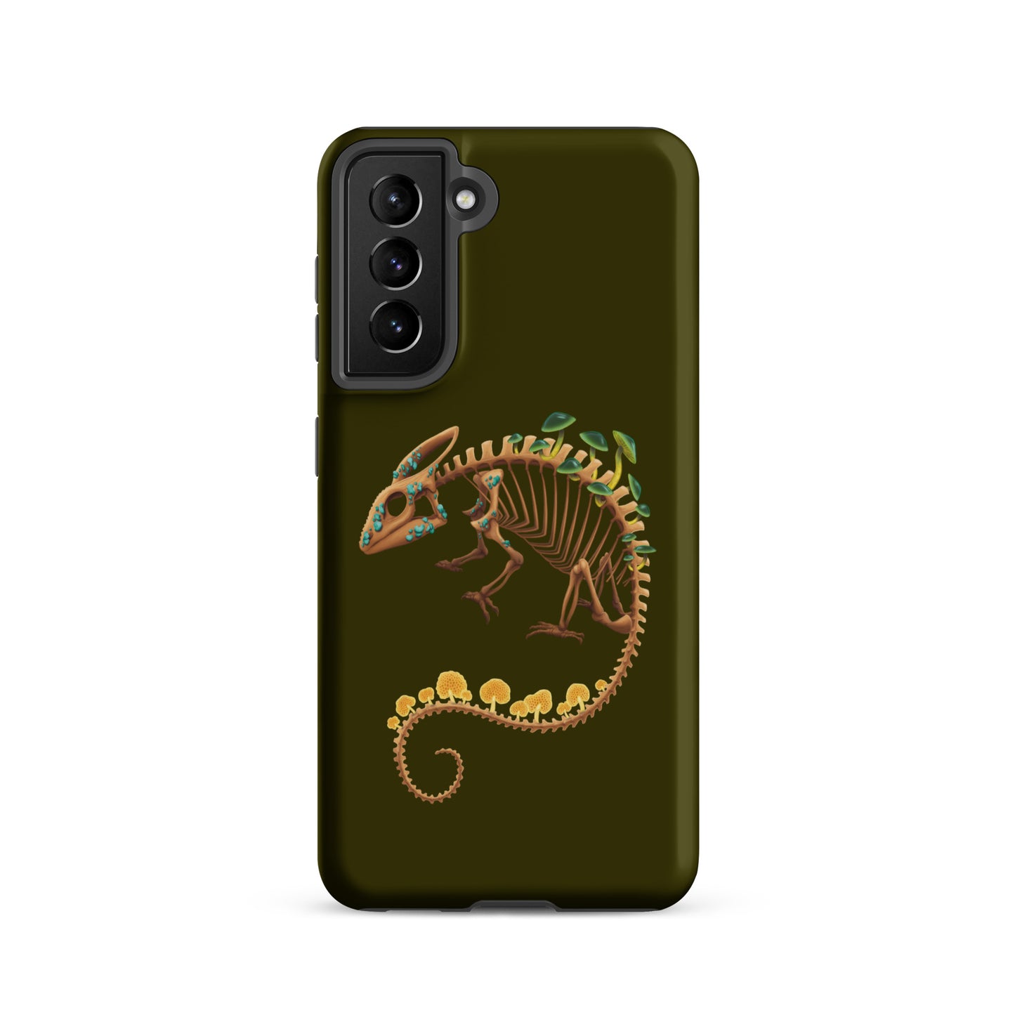 Fungal Chameleon Skeleton - Tough case for Samsung®