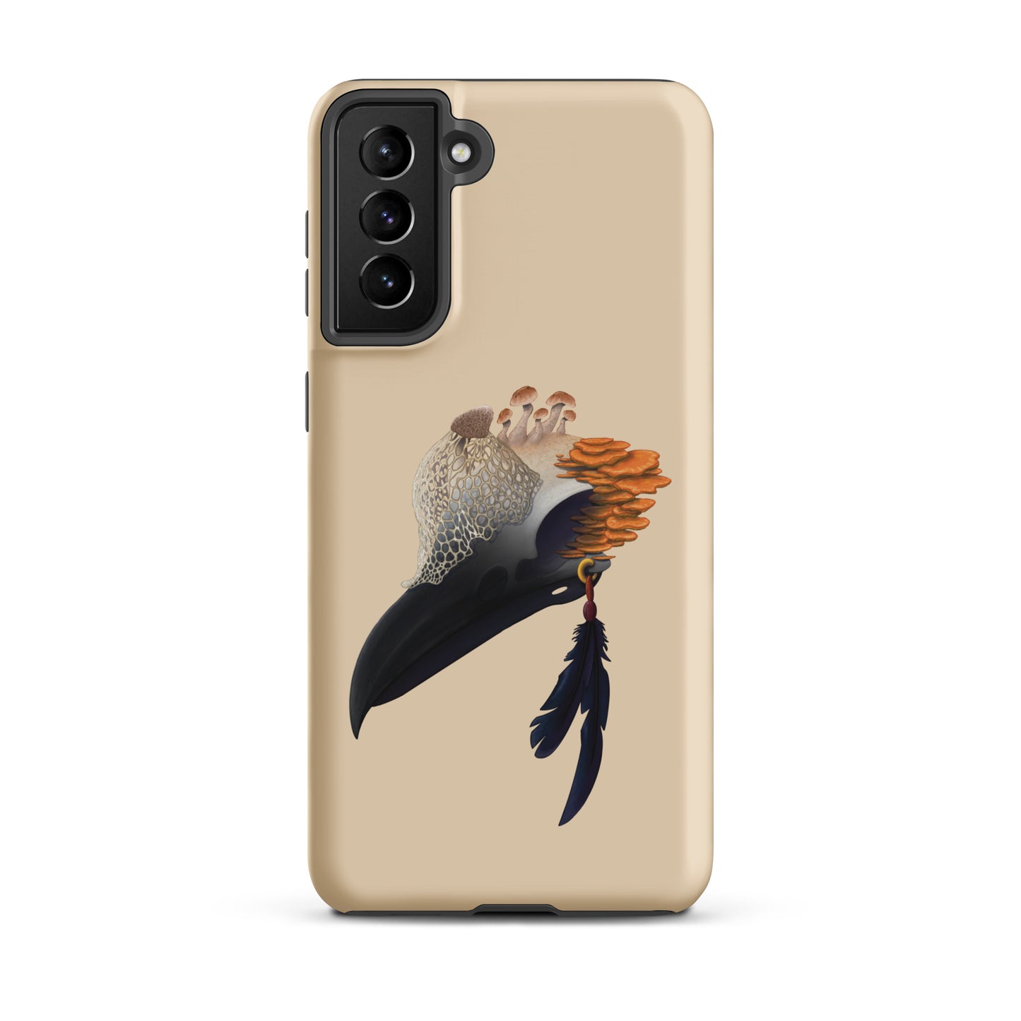 Fungal Crow Skull - Tough case for Samsung®