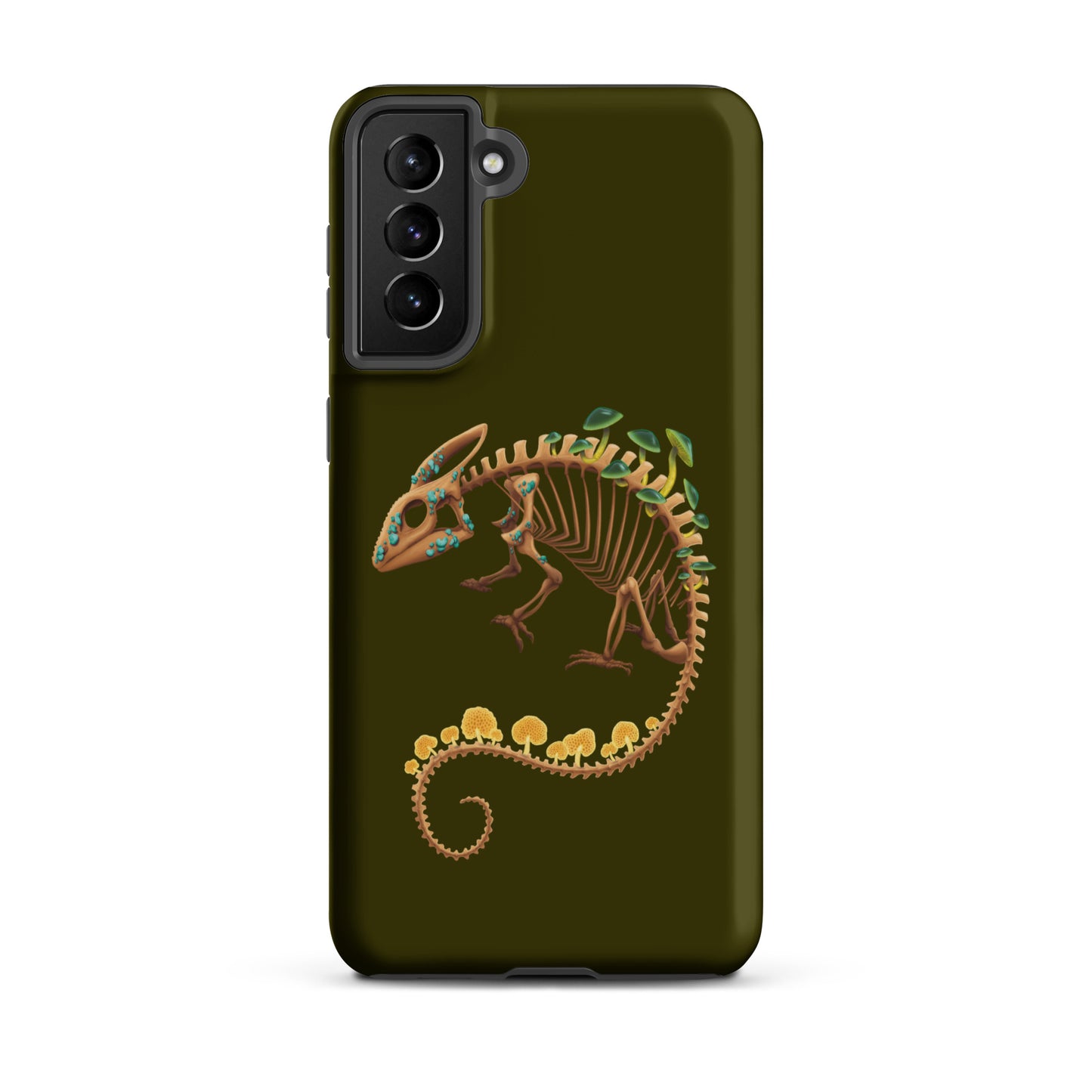 Fungal Chameleon Skeleton - Tough case for Samsung®