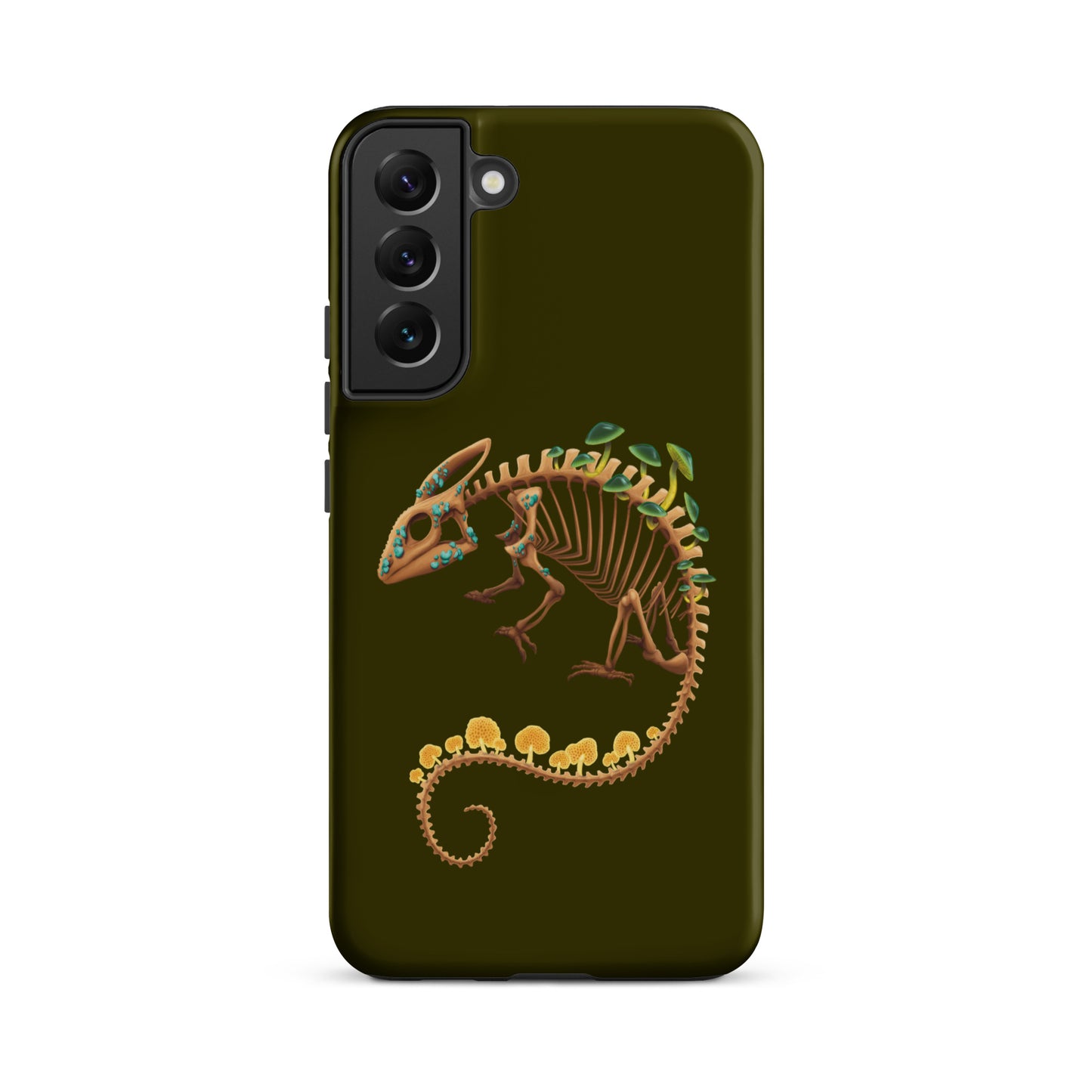 Fungal Chameleon Skeleton - Tough case for Samsung®