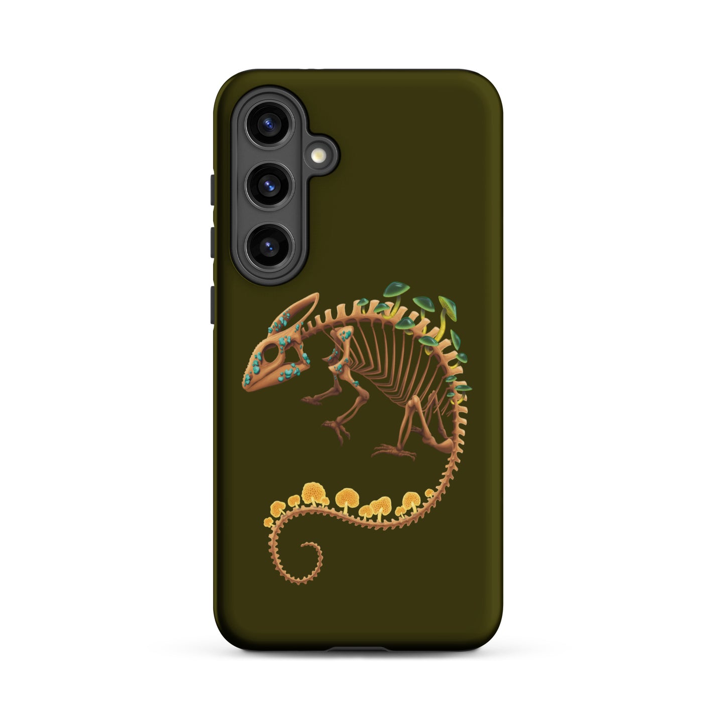 Fungal Chameleon Skeleton - Tough case for Samsung®