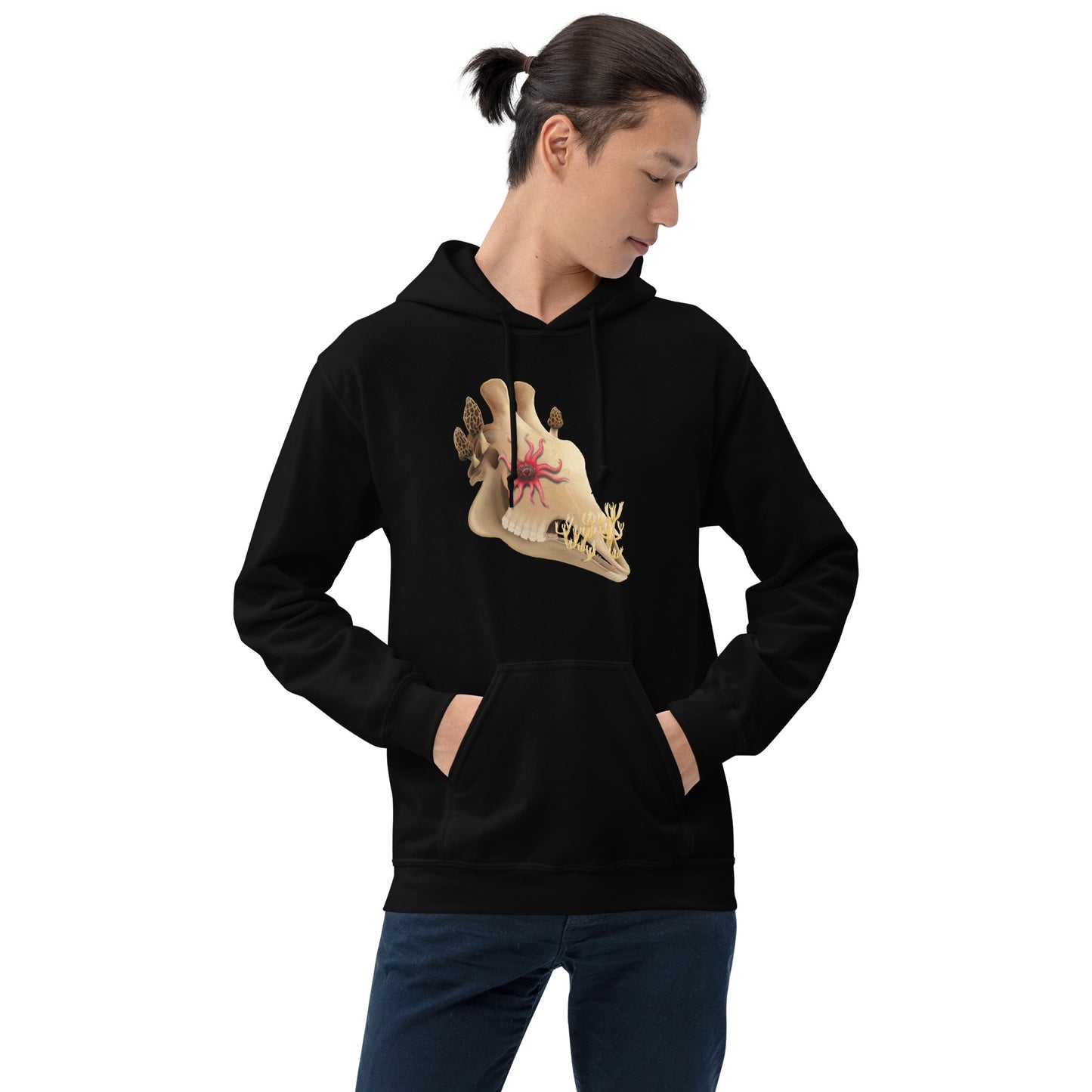 Fungal Giraffe Skull - Unisex Hoodie