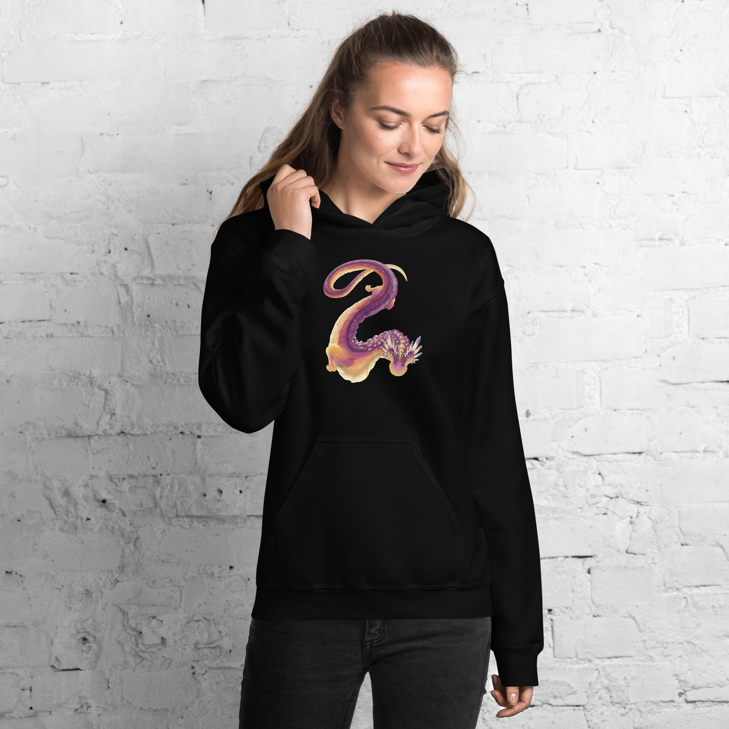 Fluorite Mineral Dragon - Unisex Hoodie