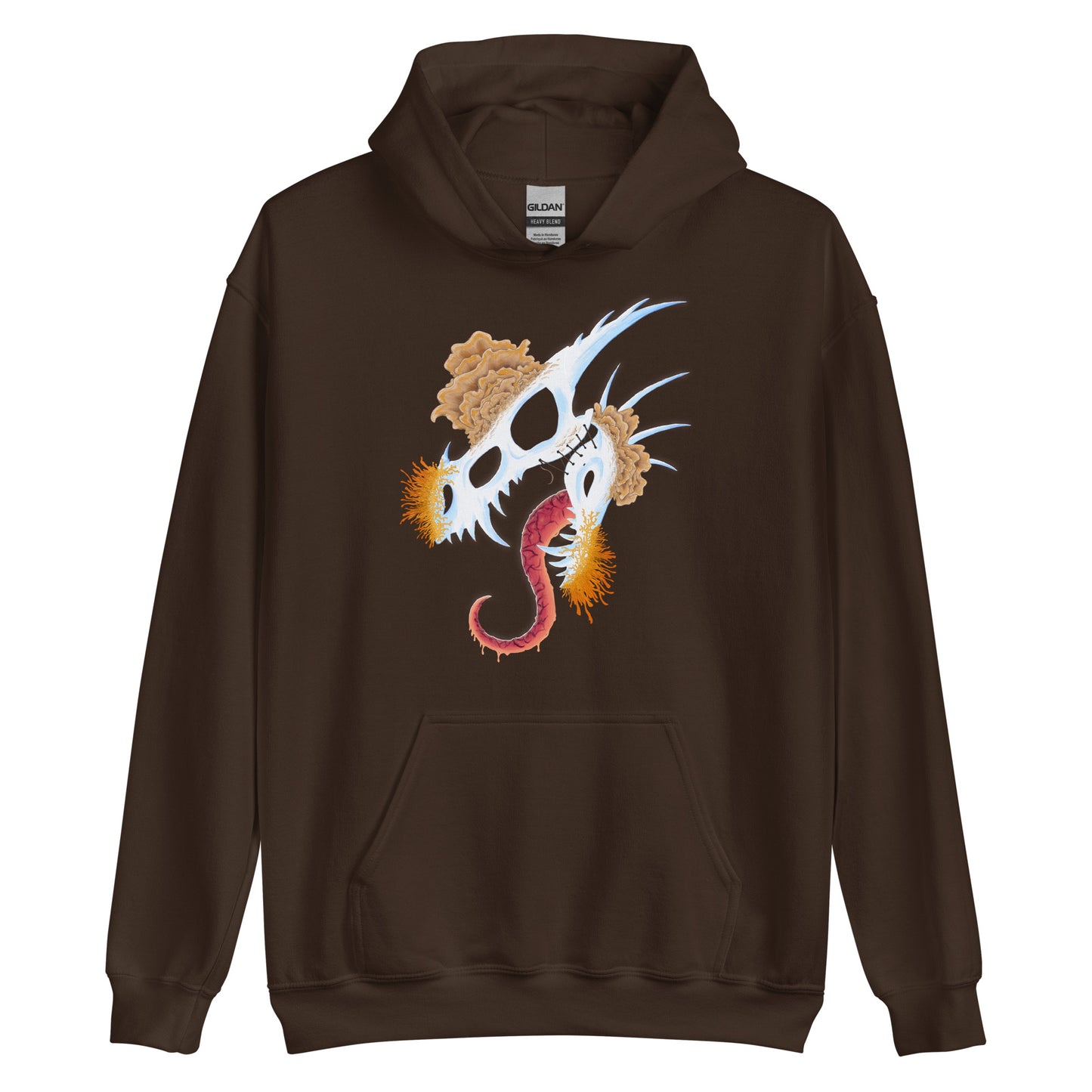 Fungal Dragon Skull - Unisex Hoodie