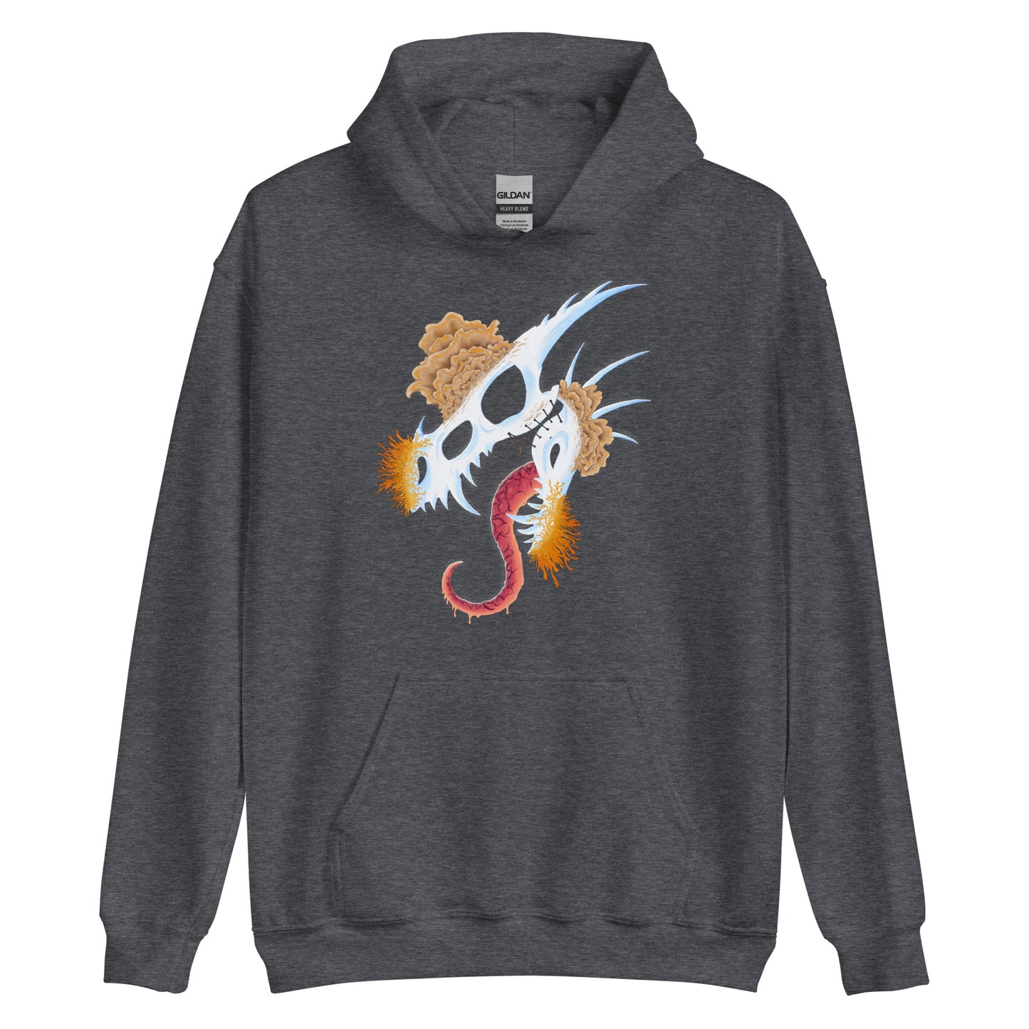 Fungal Dragon Skull - Unisex Hoodie