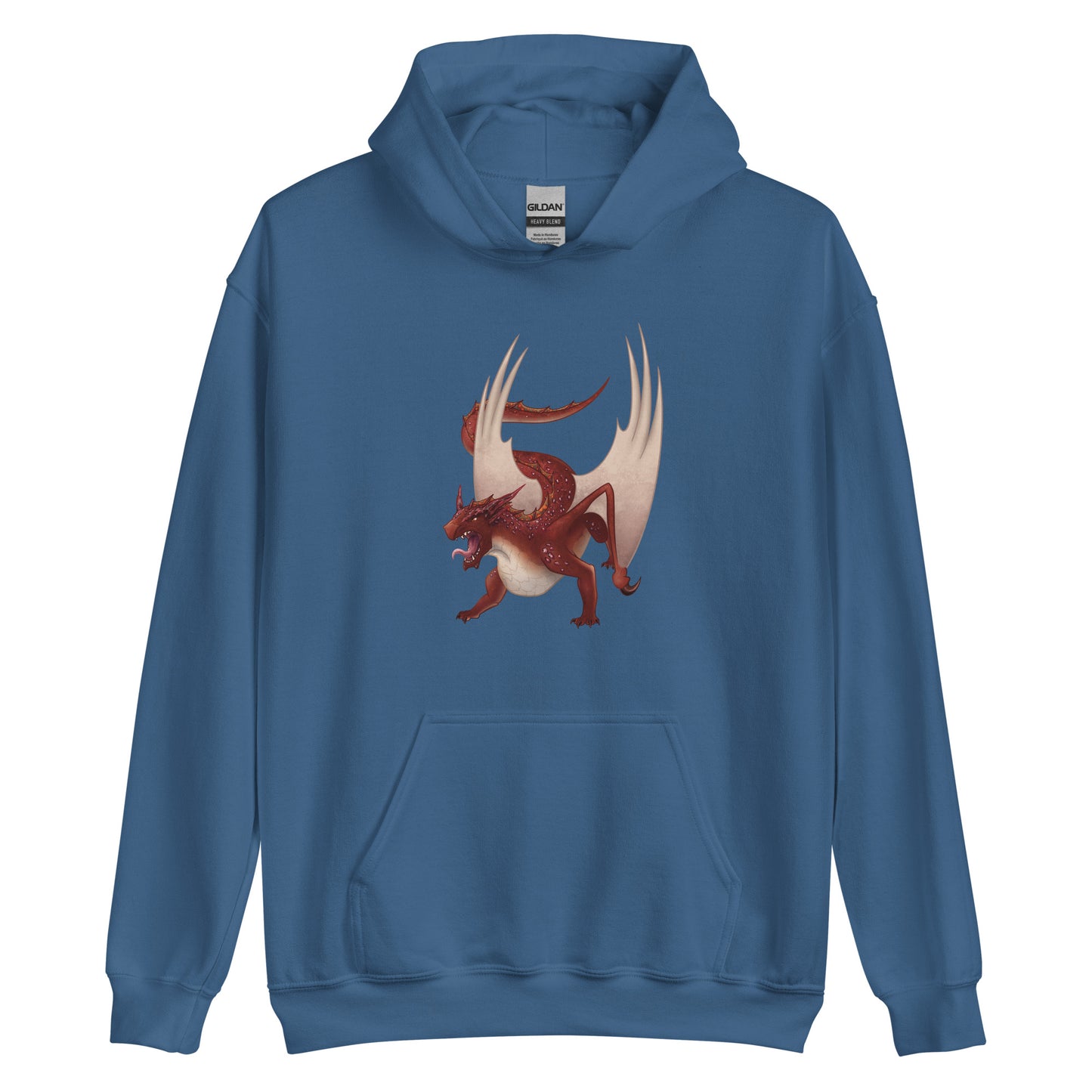 Cinnabar Mineral Dragon - Adult Unisex Hoodie