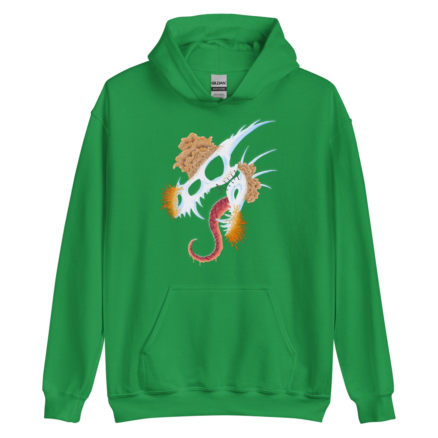 Fungal Dragon Skull - Unisex Hoodie