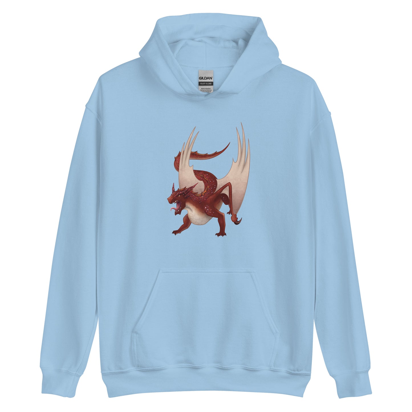 Cinnabar Mineral Dragon - Adult Unisex Hoodie