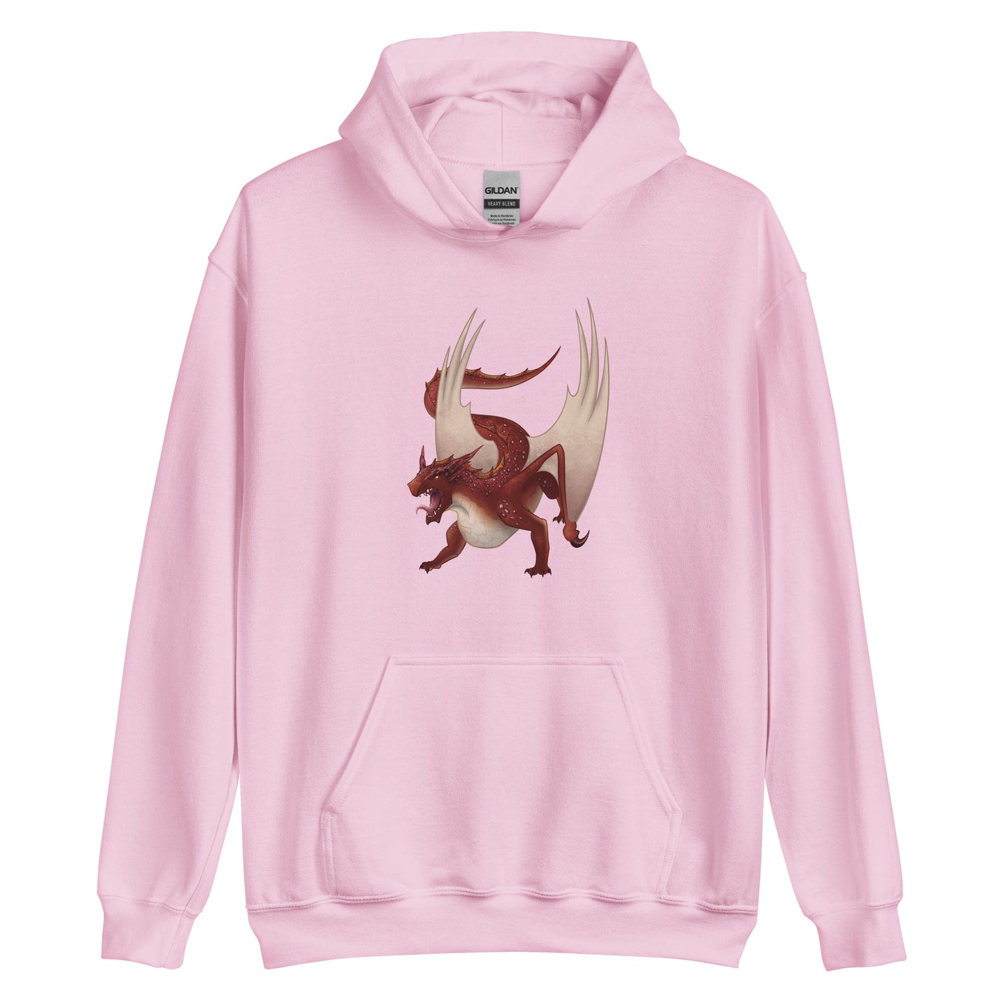 Cinnabar Mineral Dragon - Adult Unisex Hoodie