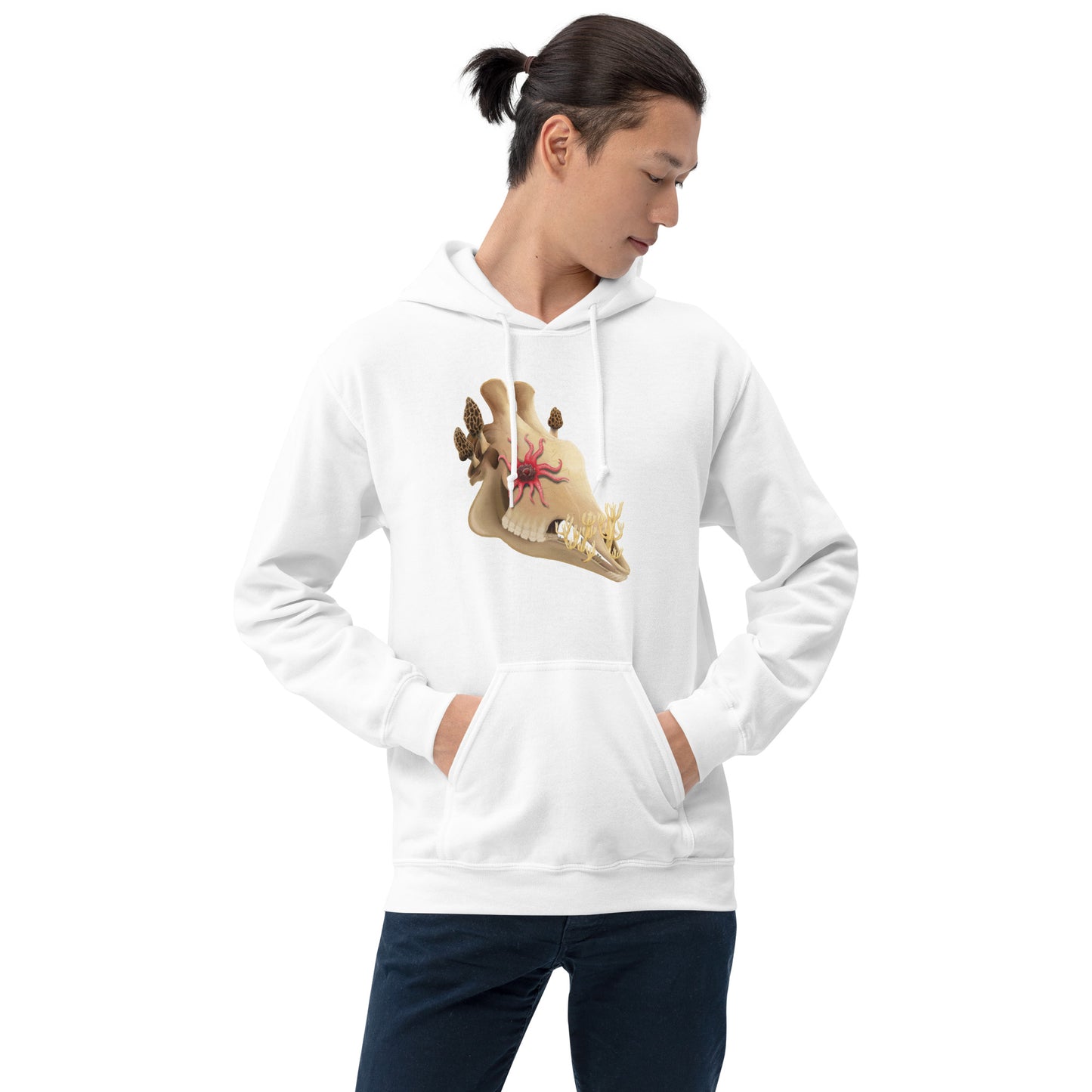 Fungal Giraffe Skull - Unisex Hoodie