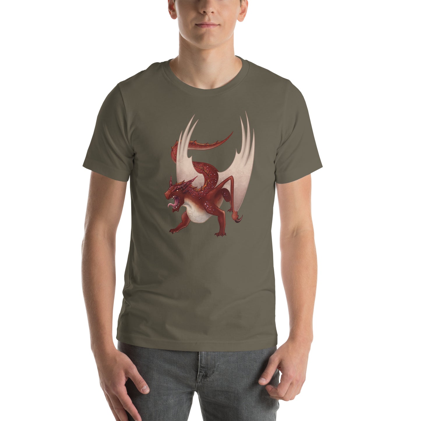 Cinnabar Mineral Dragon - Unisex T-Shirt