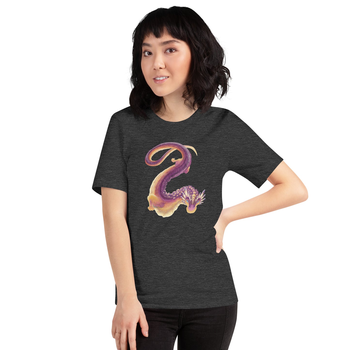 Fluorite Mineral Dragon - Unisex T-Shirt