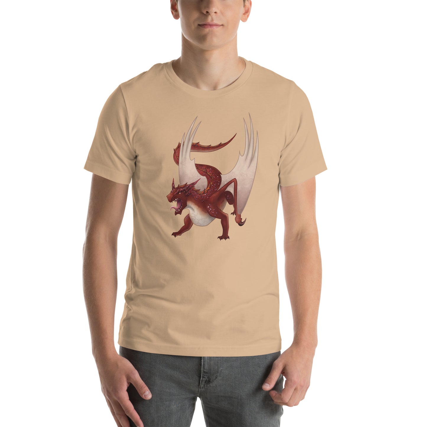 Cinnabar Mineral Dragon - Unisex T-Shirt