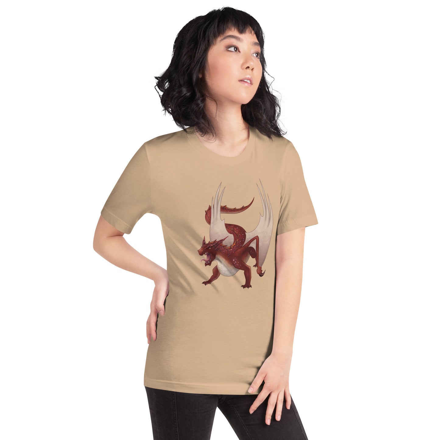 Cinnabar Mineral Dragon - Unisex T-Shirt