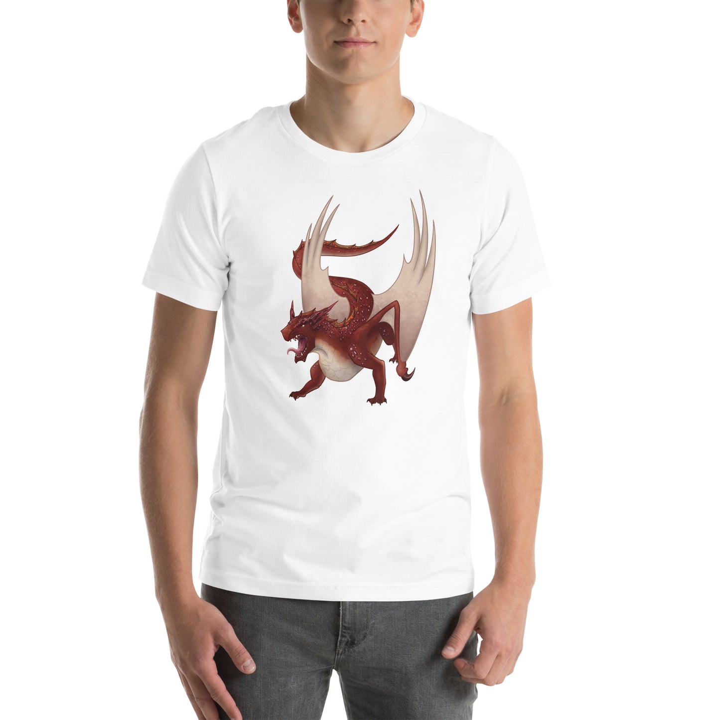 Cinnabar Mineral Dragon - Unisex T-Shirt