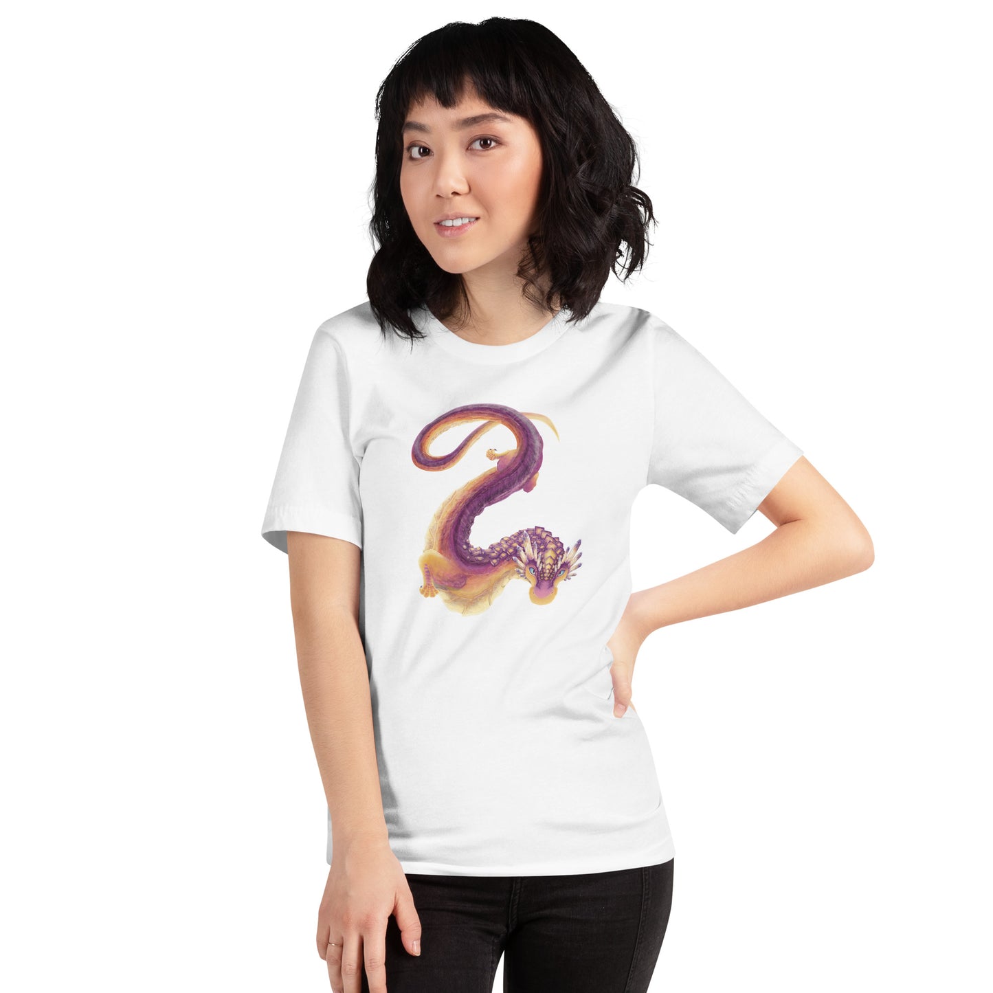 Fluorite Mineral Dragon - Unisex T-Shirt