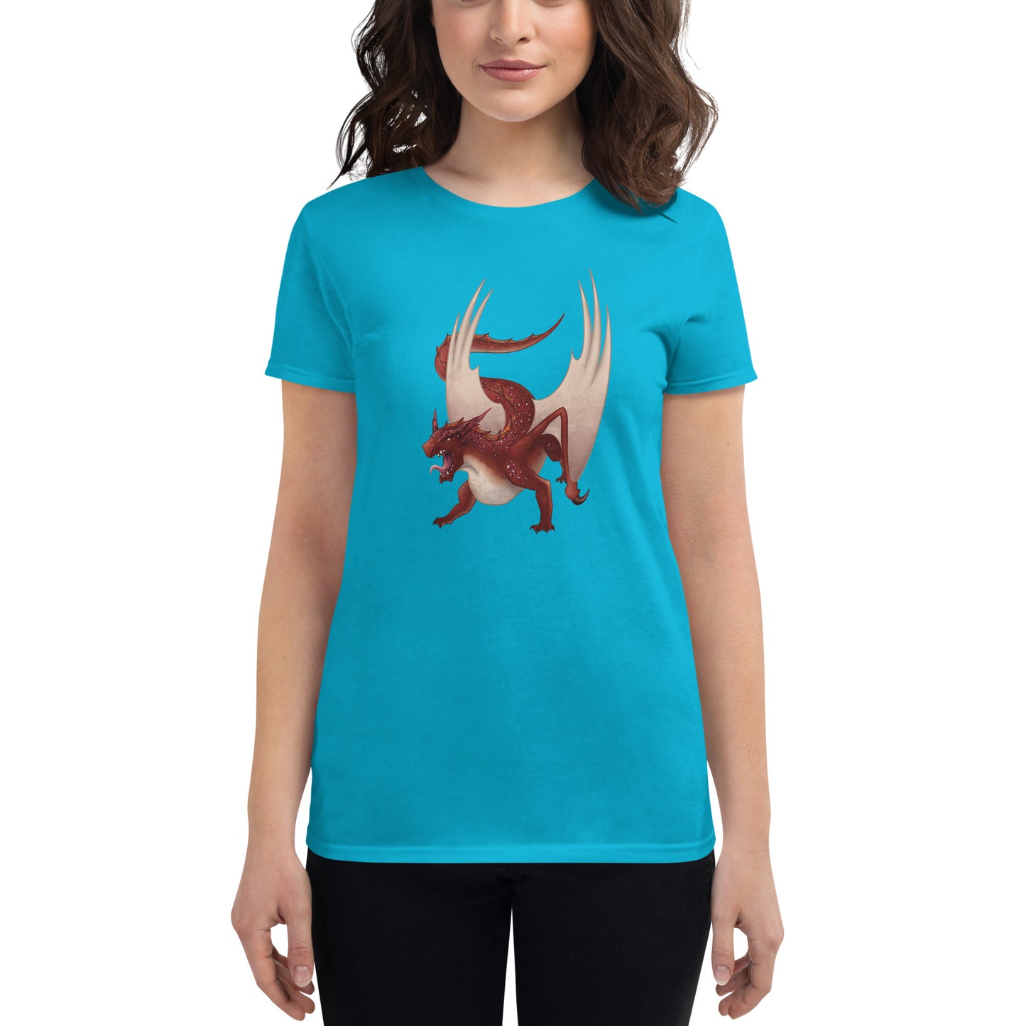 Cinnabar Mineral Dragon - Women's Short Sleeve T-Shirt